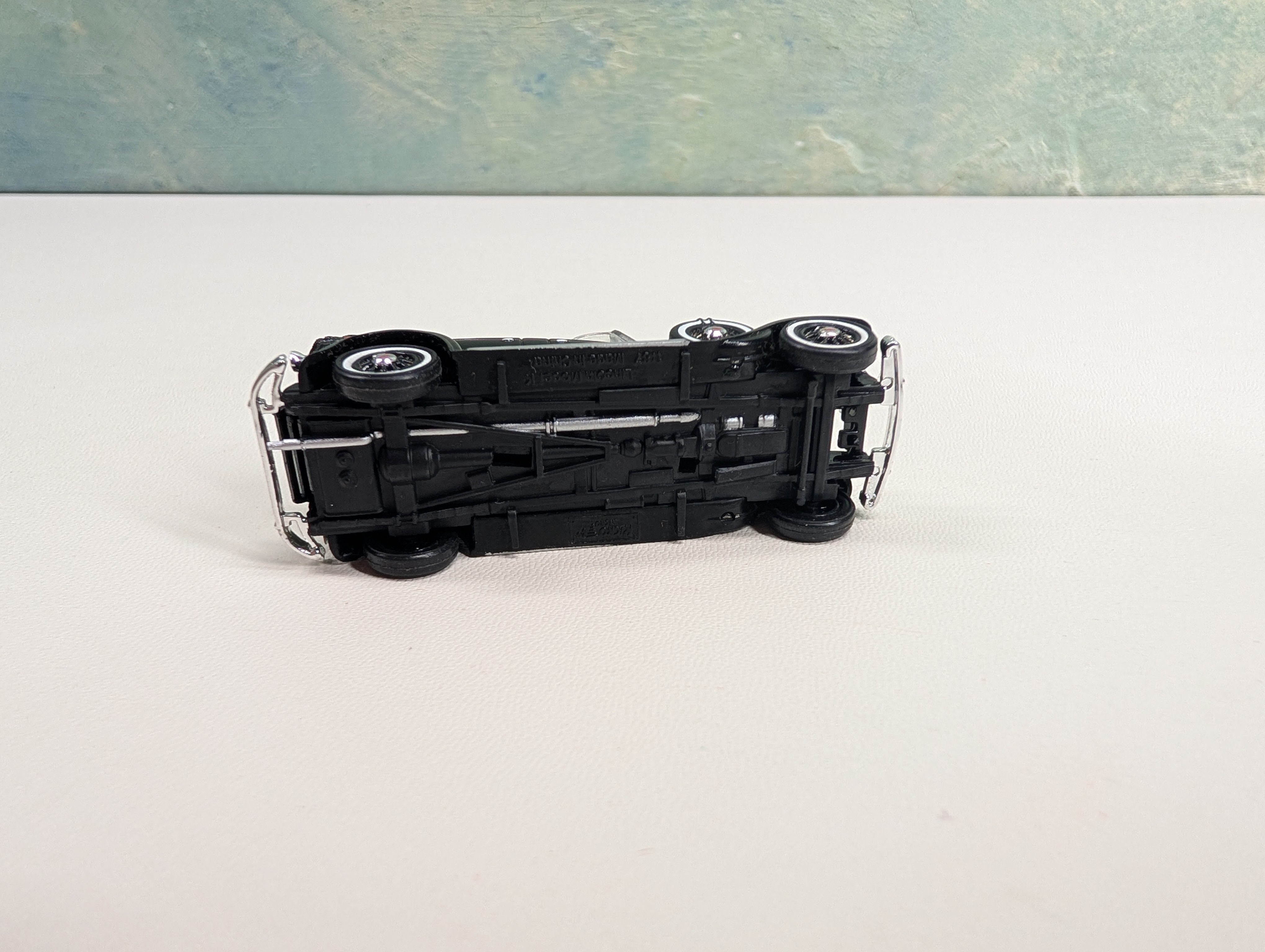 USED Ricko HO Scale 1931 Lincoln Model K, Top Down, Black