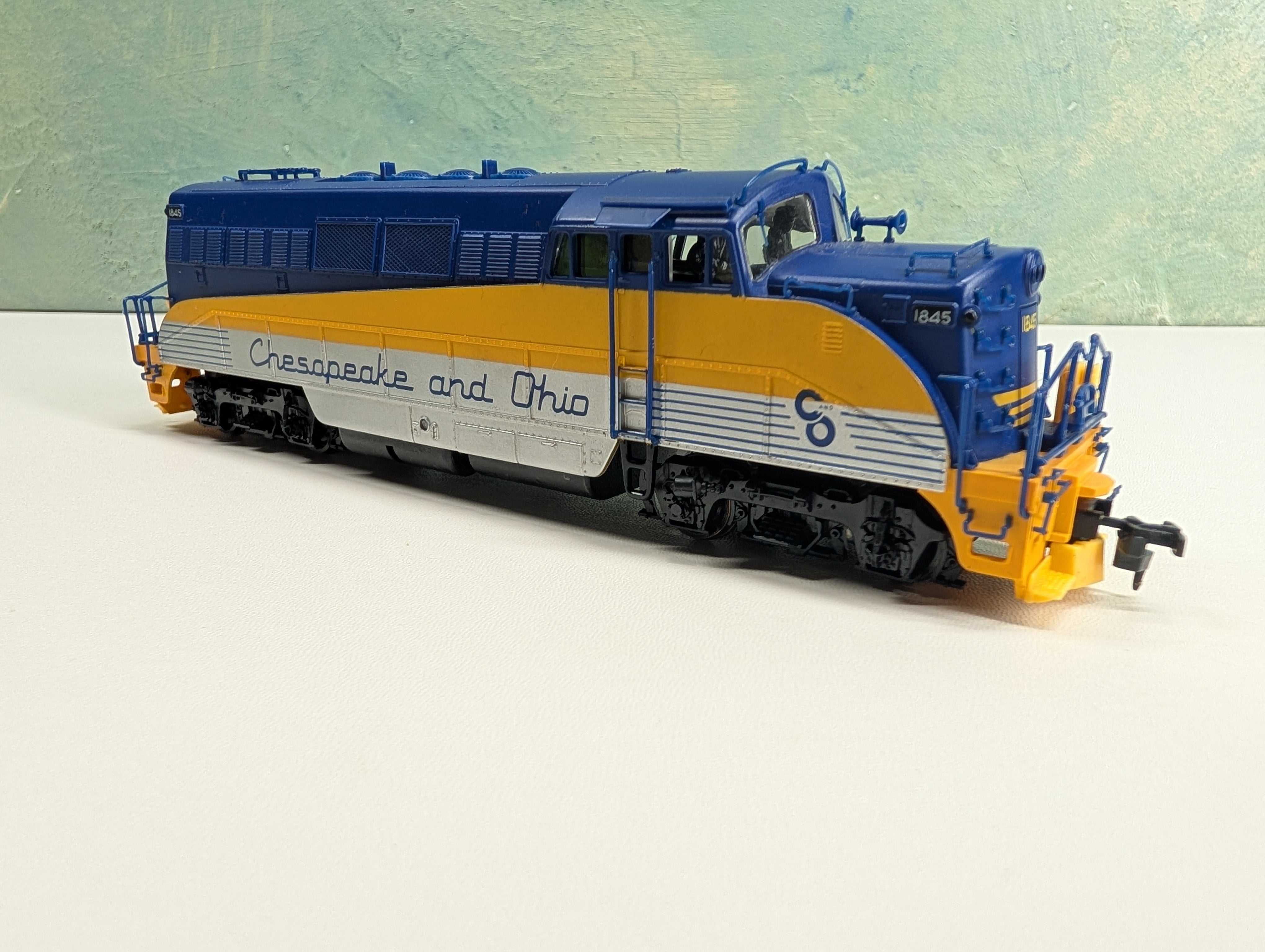 USED Life-Like HO Scale Proto 2000 EMD BL-2 Diesel Locomotive Chesapeake and Ohio C&O #1845 Tested! DC