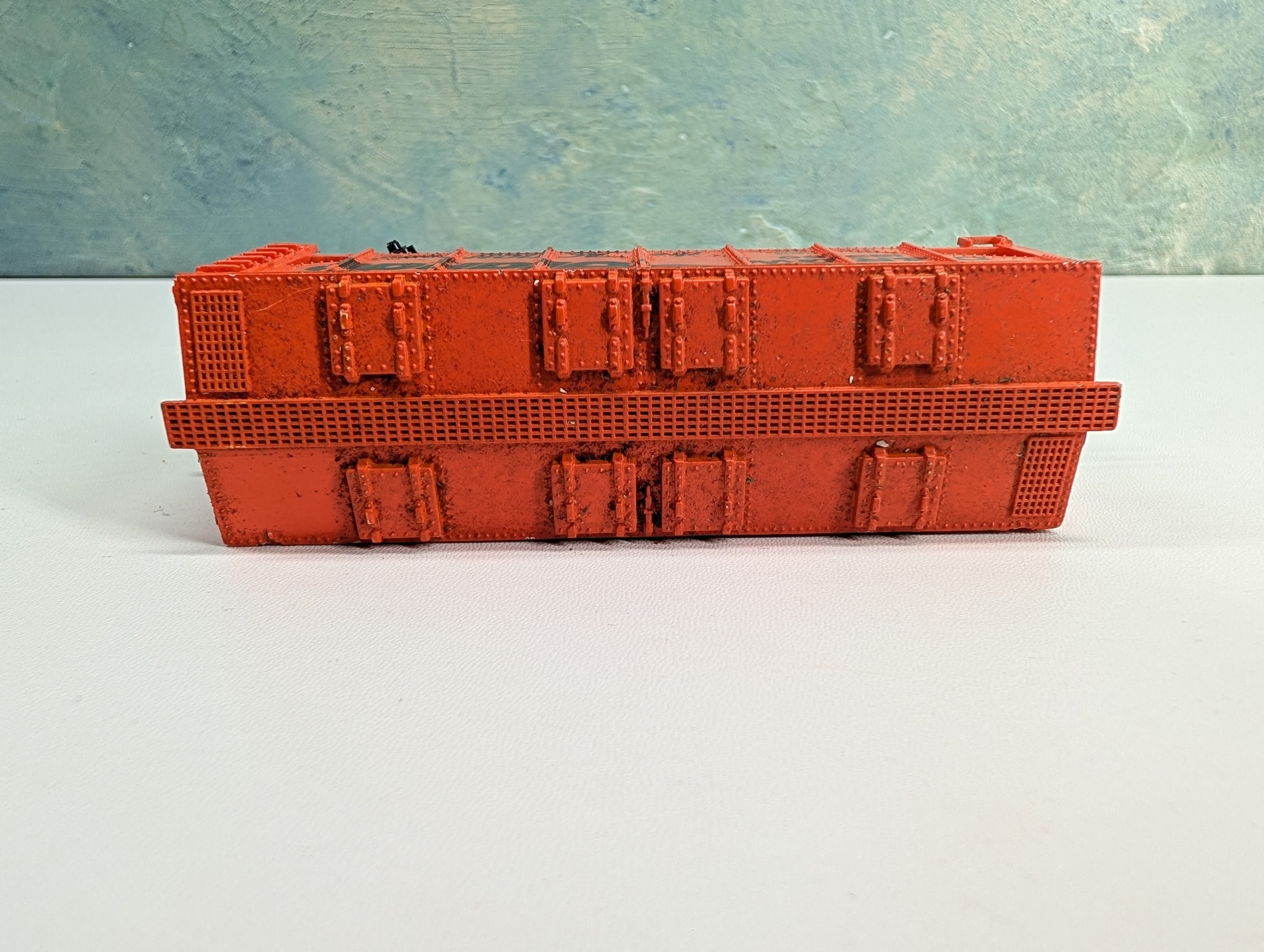 USED Life-Like HO Scale 2 Bay Covered Hopper Rio Grande D&RGW #18350