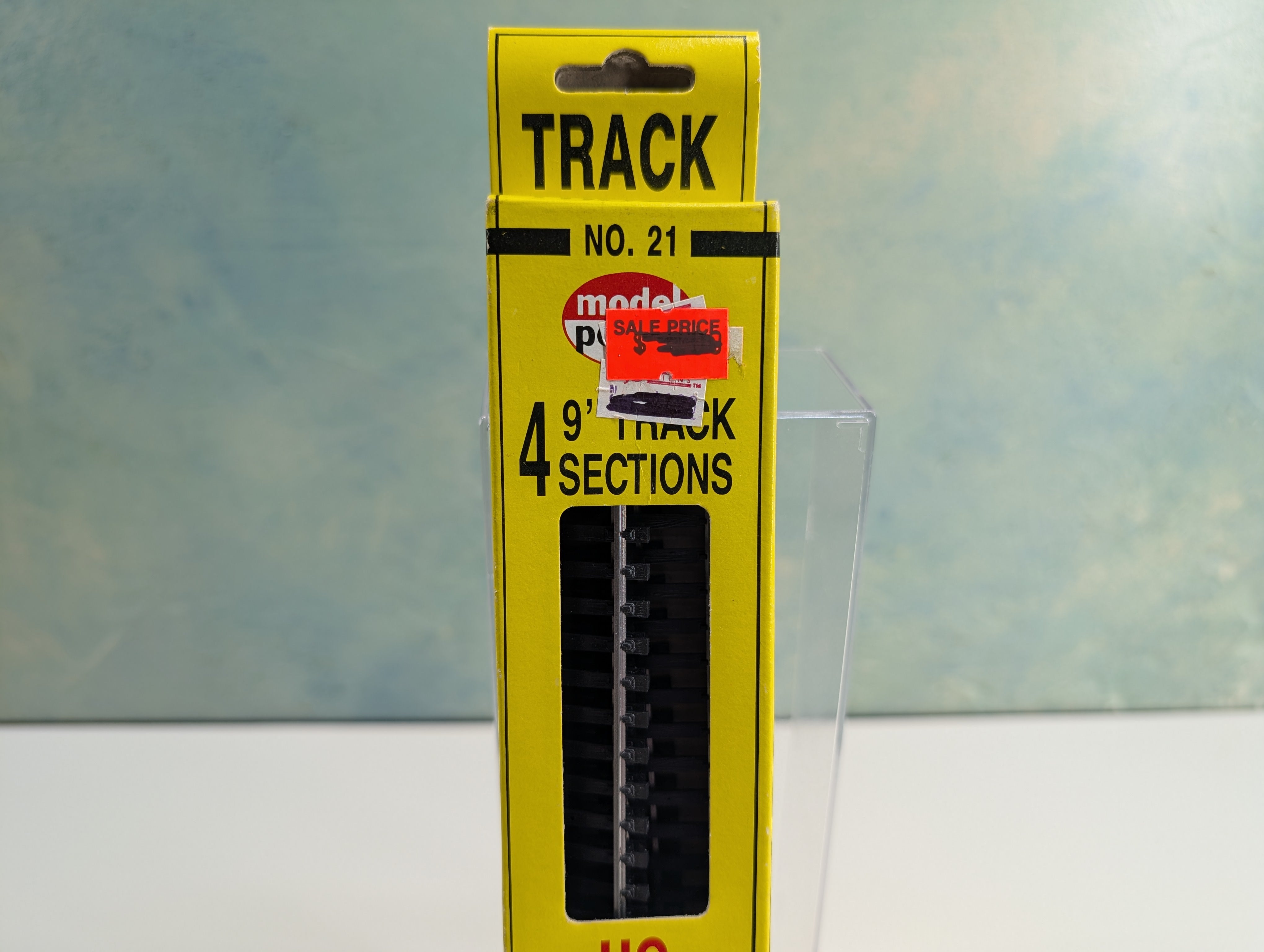 Model Power 21 HO Scale 9" Straight Nickel Silver Code 100 Track (4 pcs)