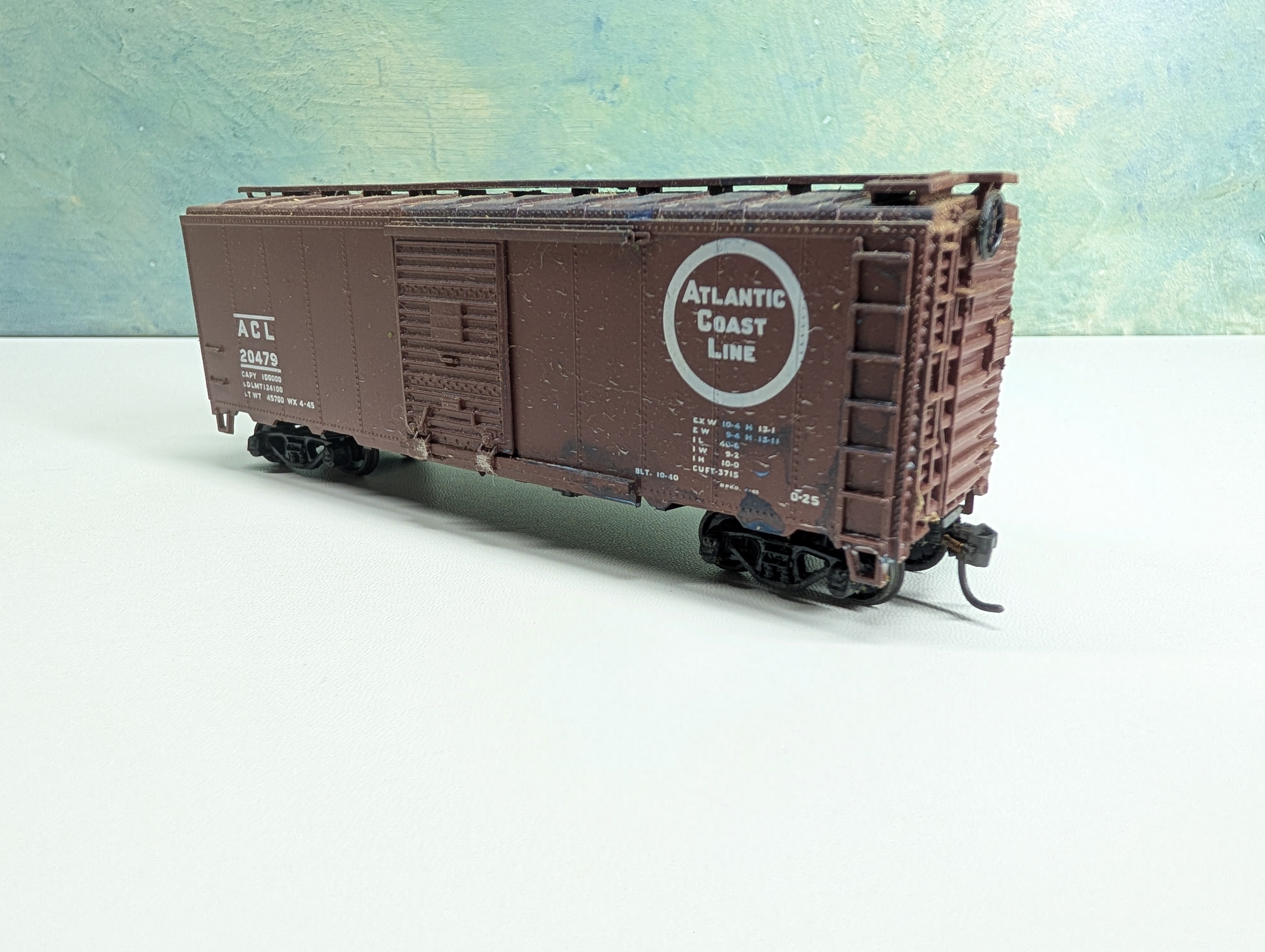 USED Athearn 1201 HO Scale 40' Box Car Atlantic Coast Line ACL #20479