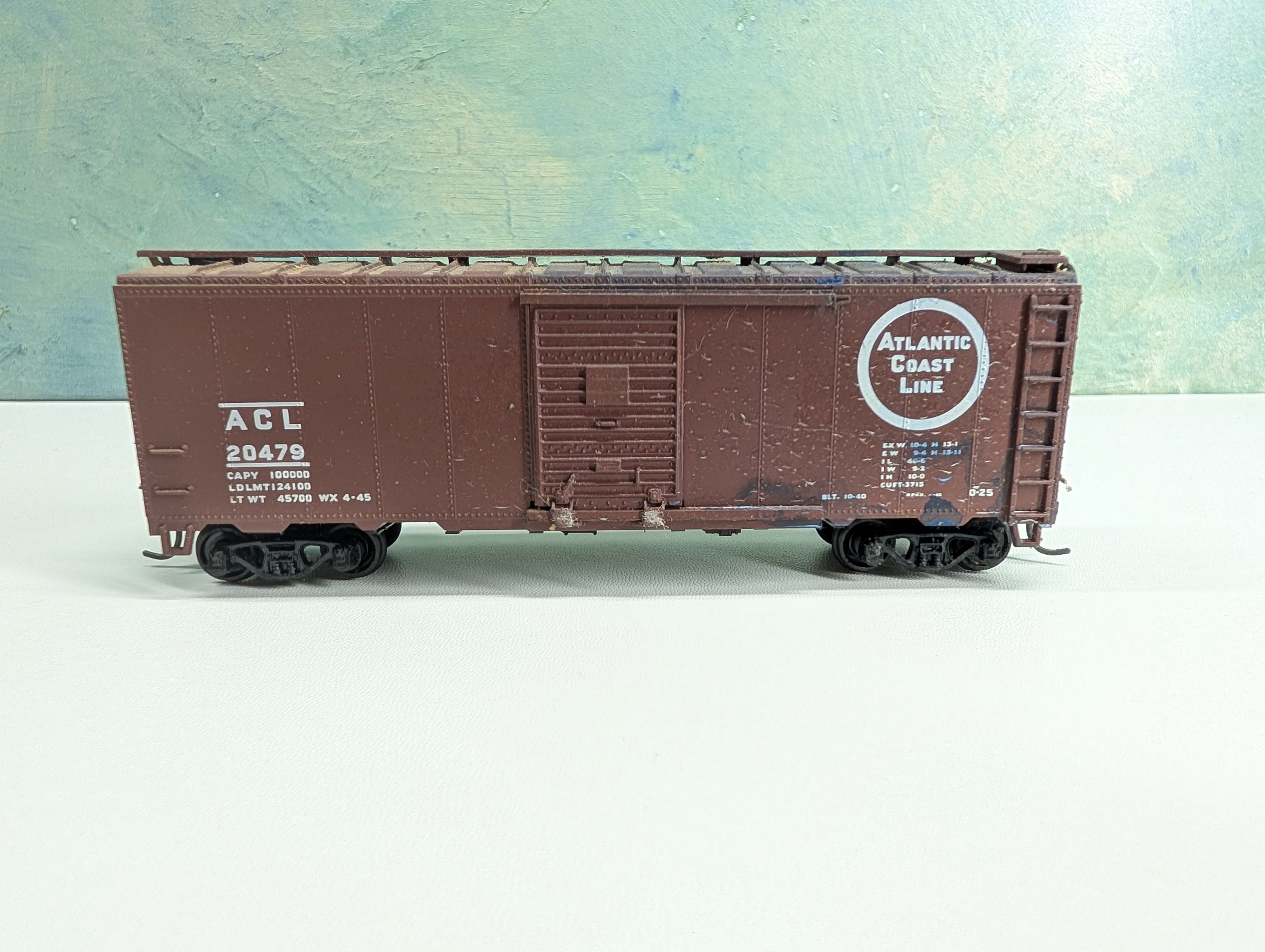 USED Athearn 1201 HO Scale 40' Box Car Atlantic Coast Line ACL #20479