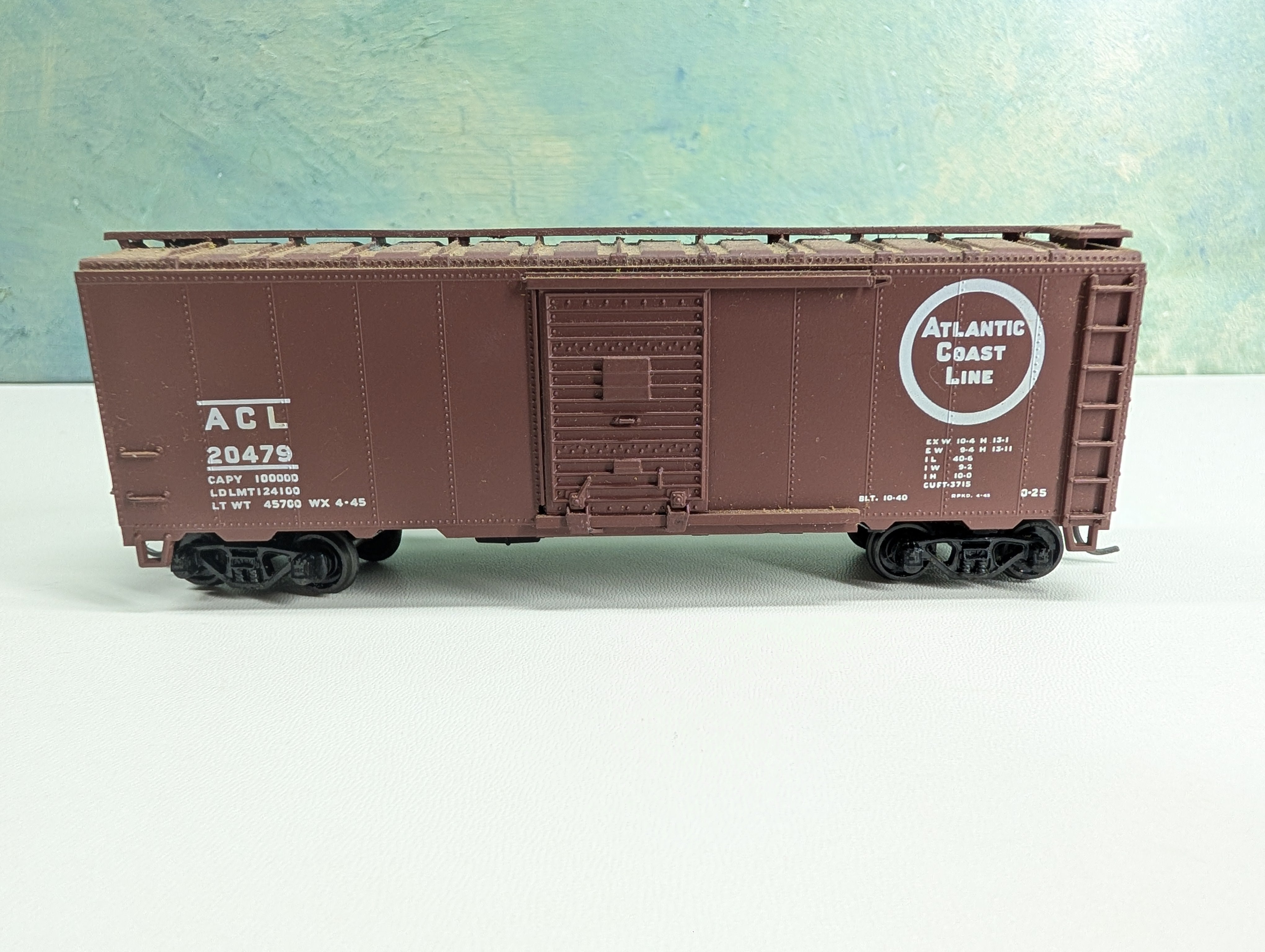 USED Athearn 1201 HO Scale 40' Box Car Atlantic Coast Line ACL #20479