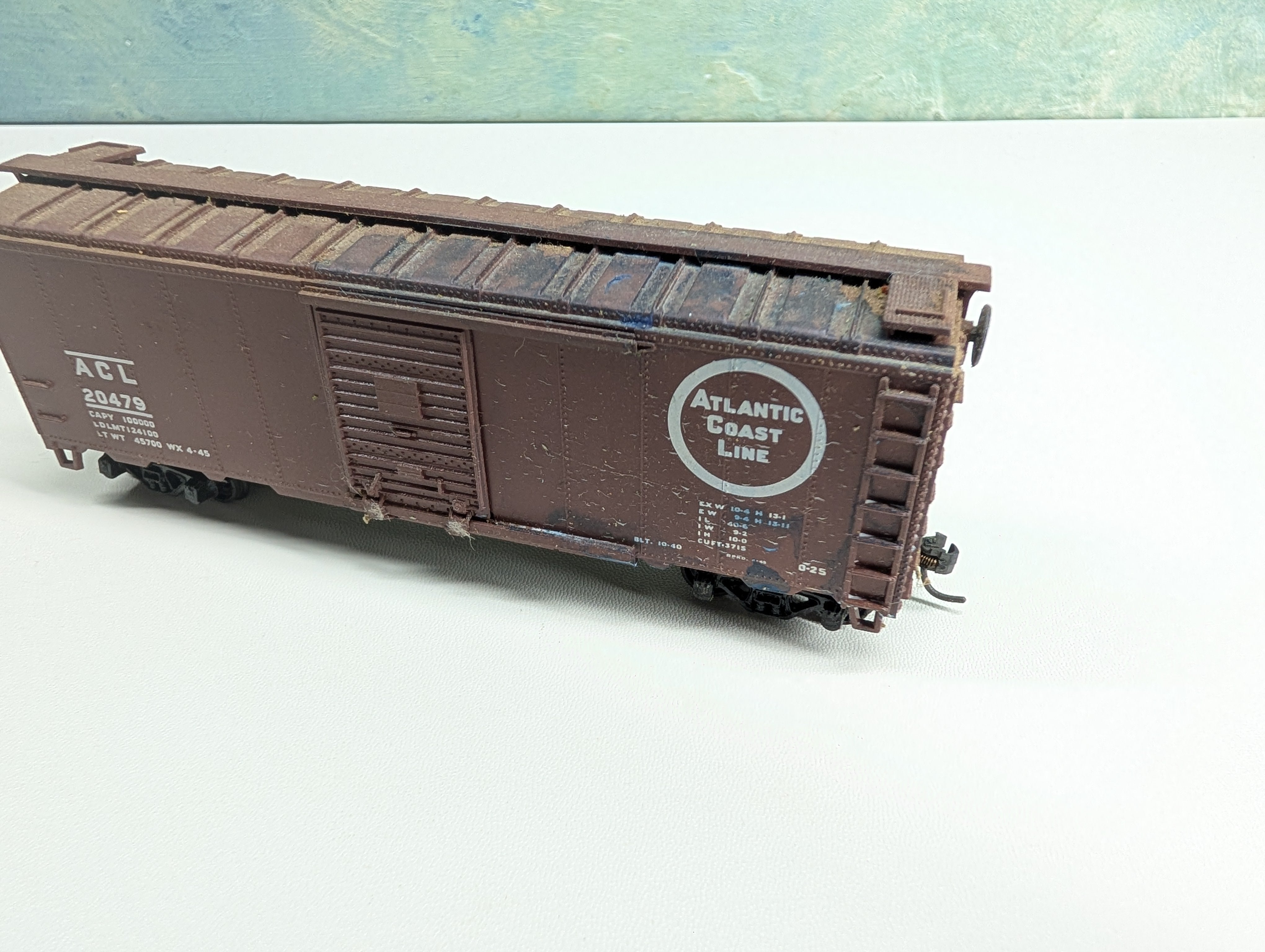 USED Athearn 1201 HO Scale 40' Box Car Atlantic Coast Line ACL #20479