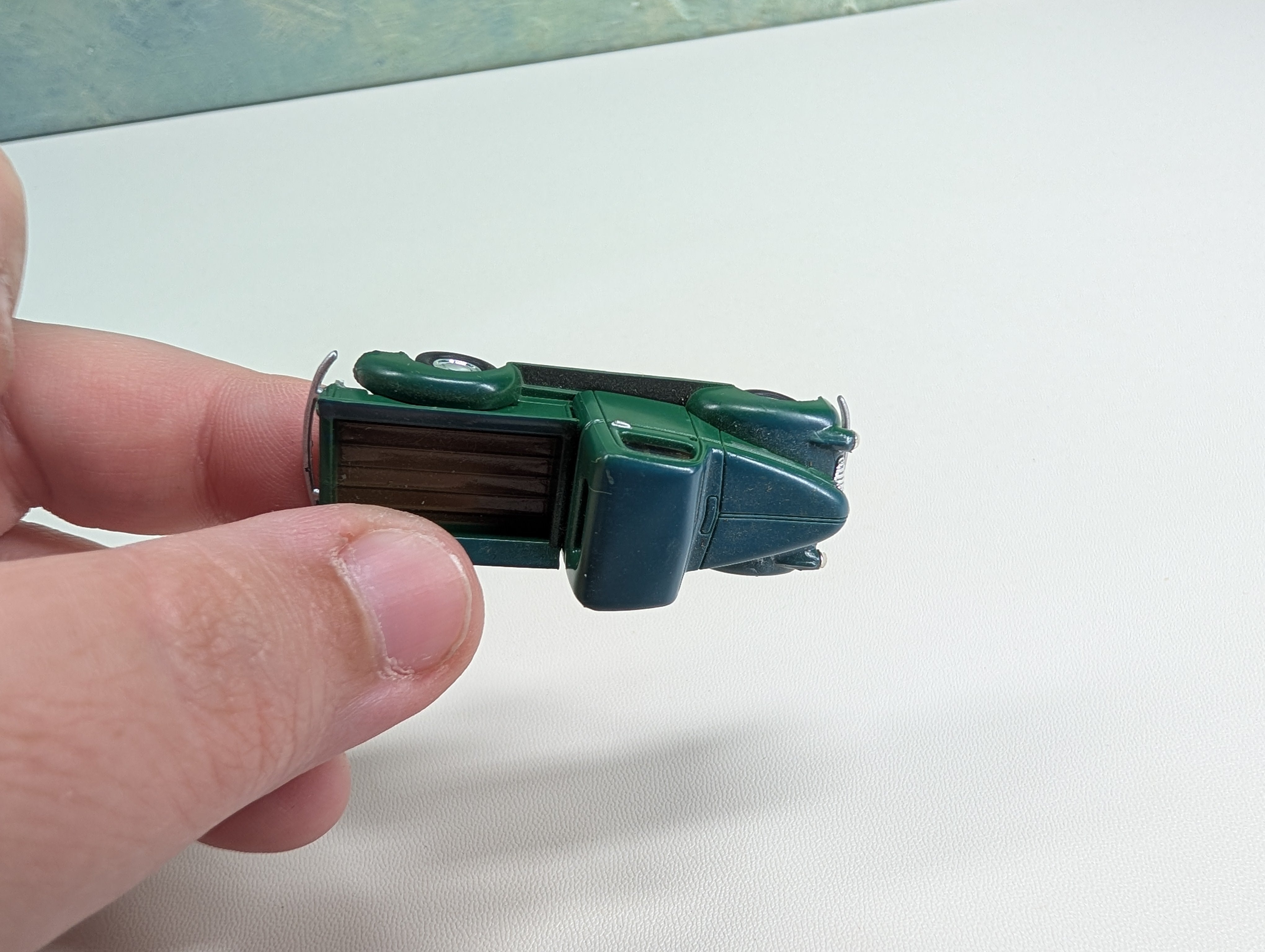USED Classic Metal Works HO Scale Pick-Up Truck, Blue / Green, GM