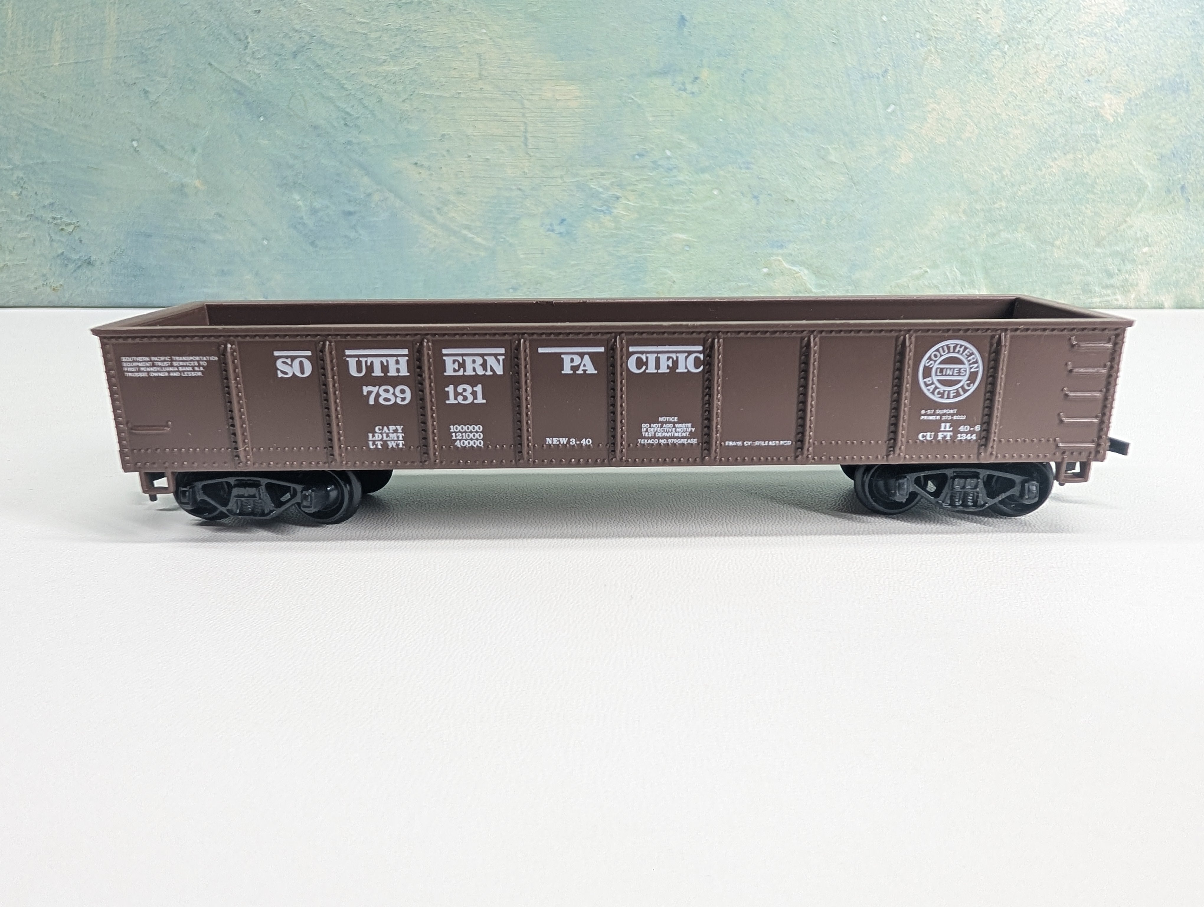 USED Model Power HO Scale 40' Gondola Southern Pacific SP #789131