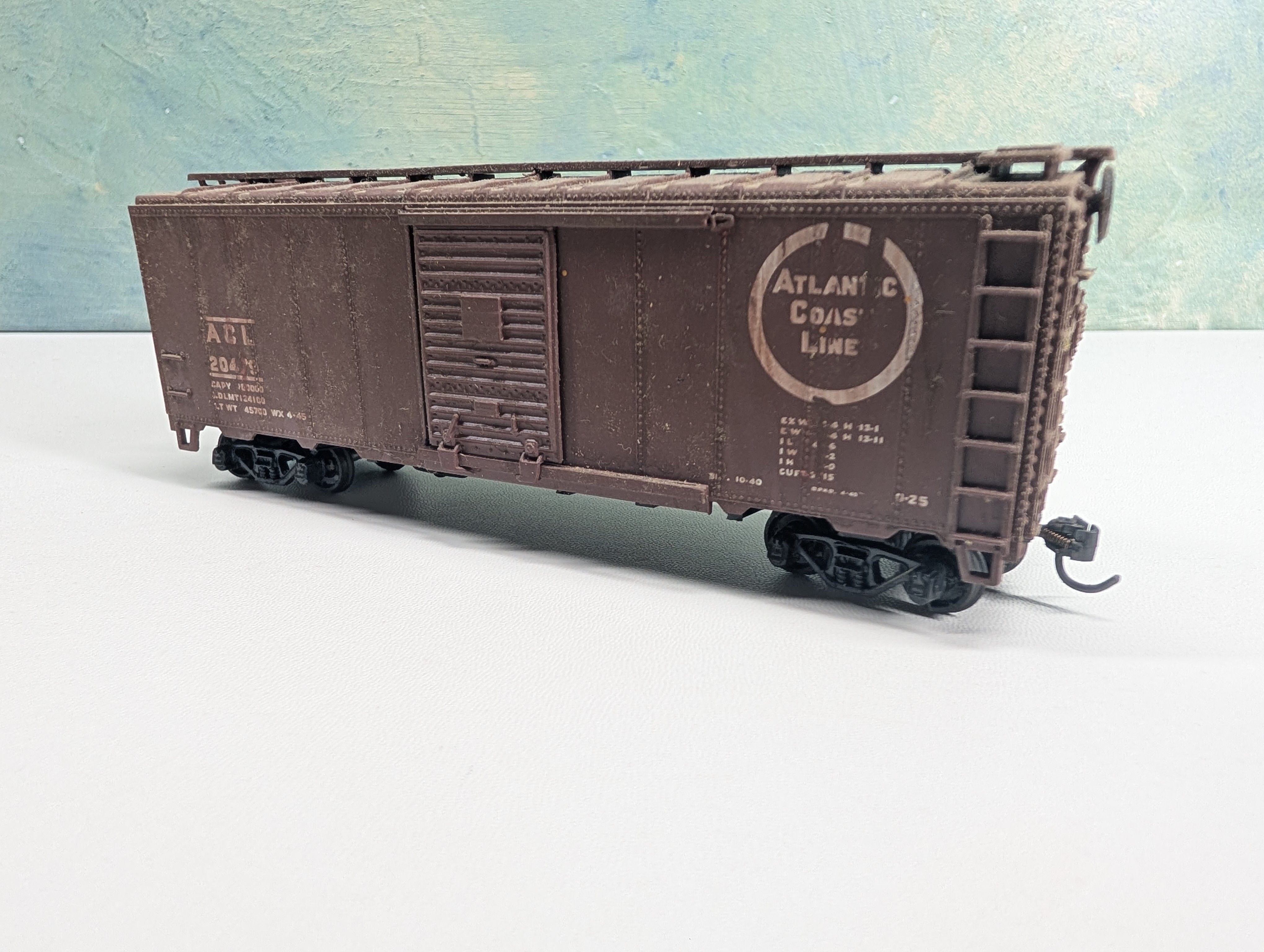 USED Athearn HO Scale 40' Box Car Atlantic Coast Line ACL #20479 Weathered