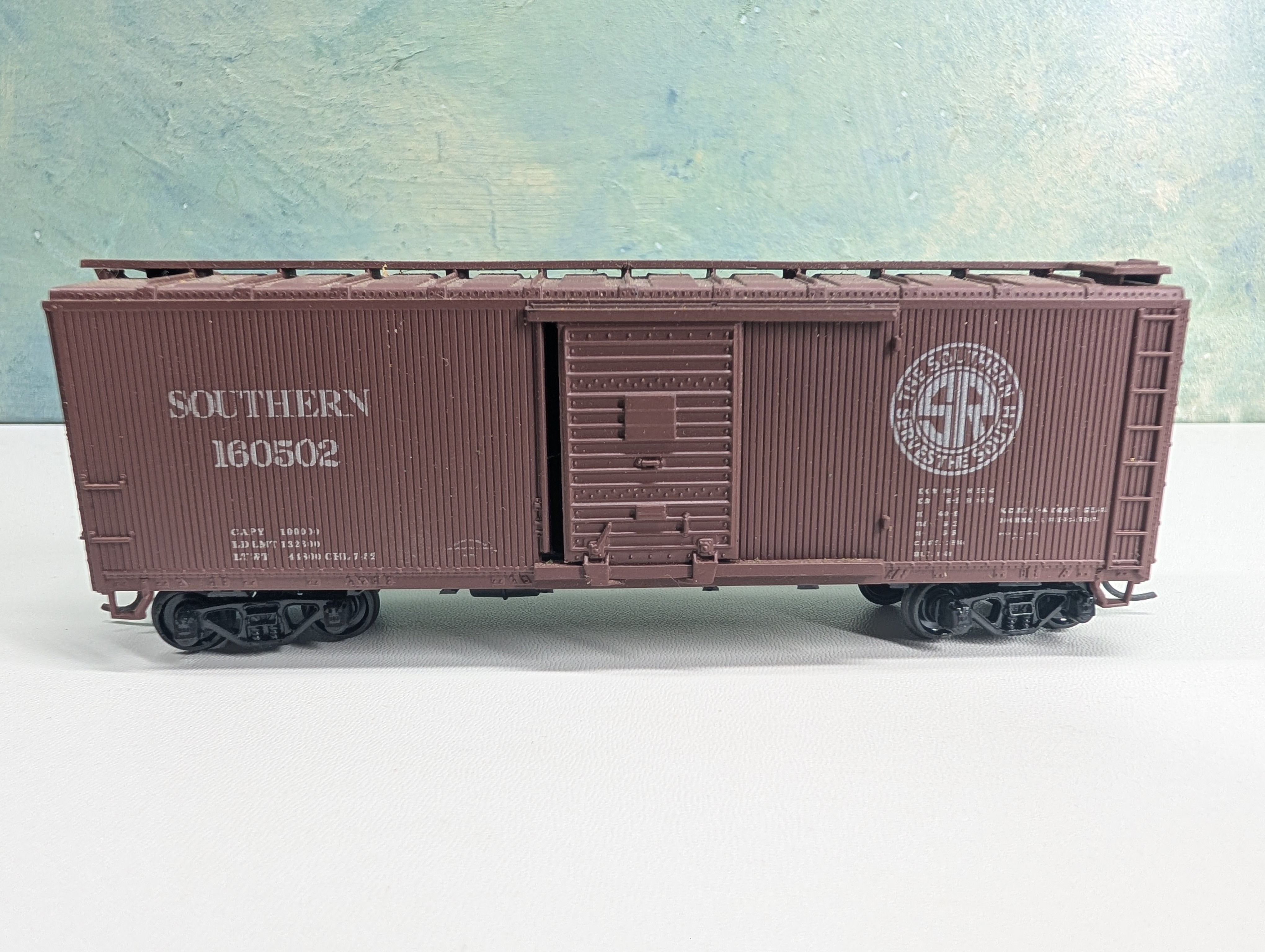 USED Athearn HO Scale 40' Wooden Box Car Southern #160502