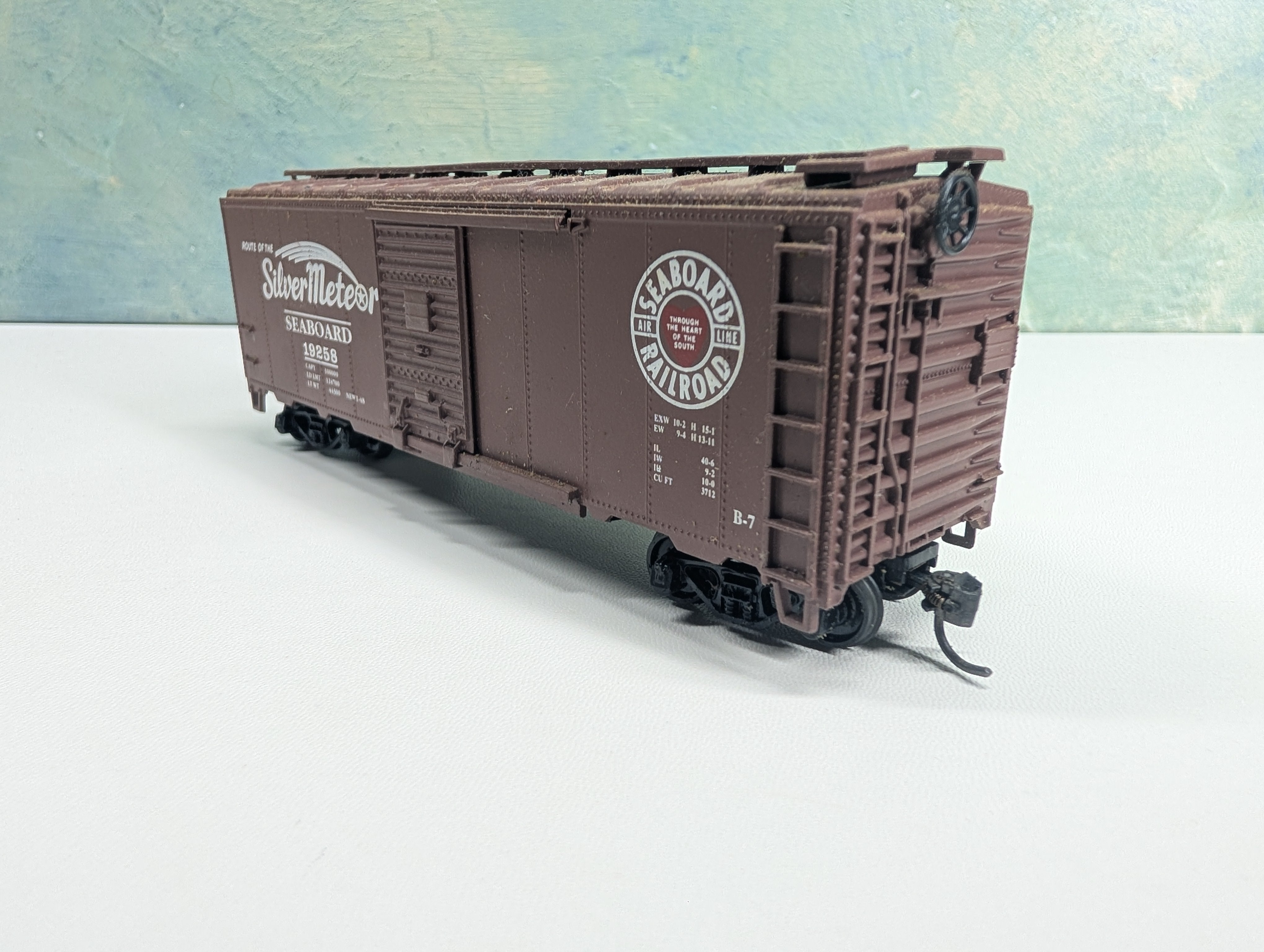 USED Athearn HO Scale 40' Box Car Seaboard Air Line SAL #19258