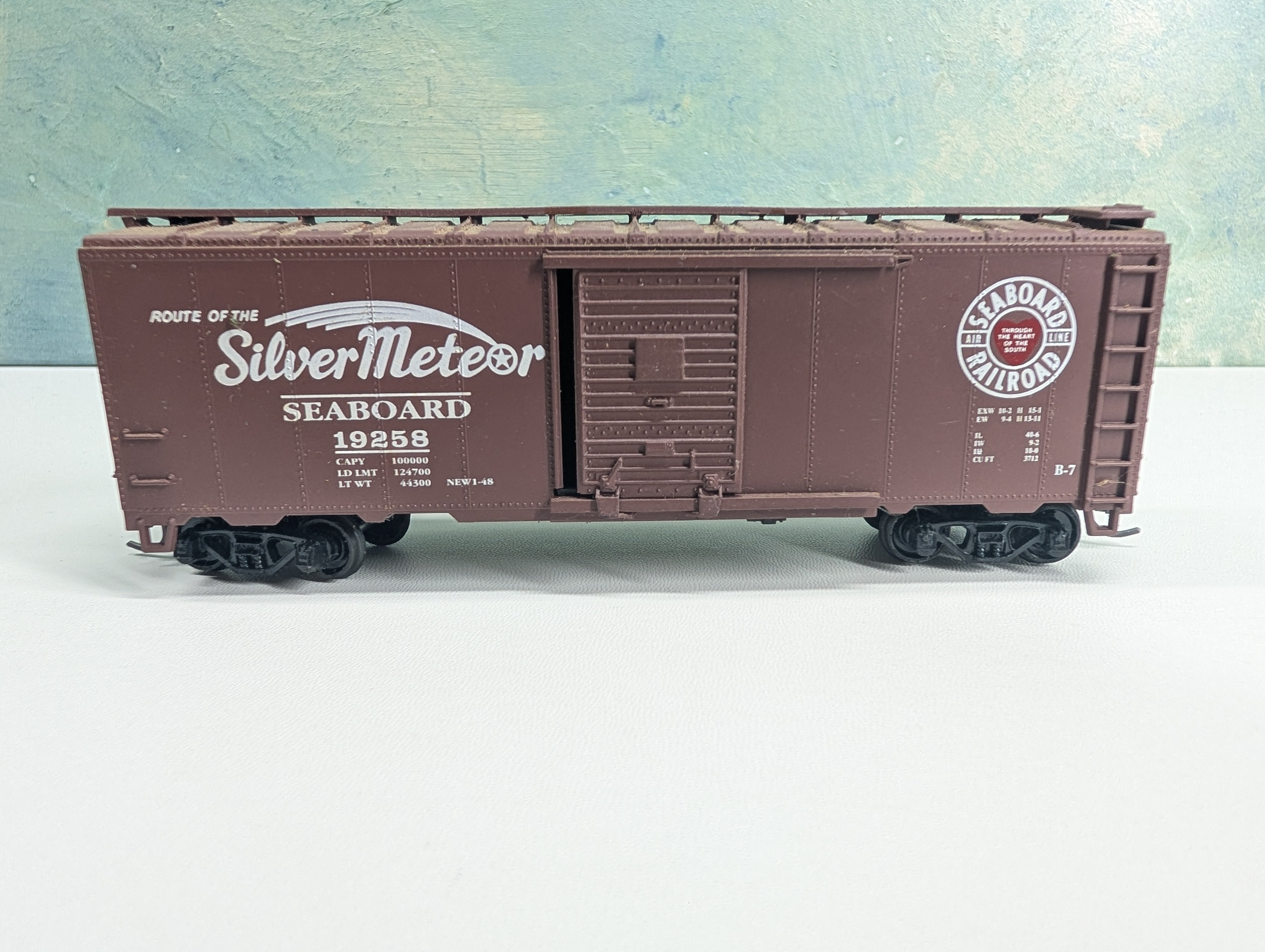 USED Athearn HO Scale 40' Box Car Seaboard Air Line SAL #19258