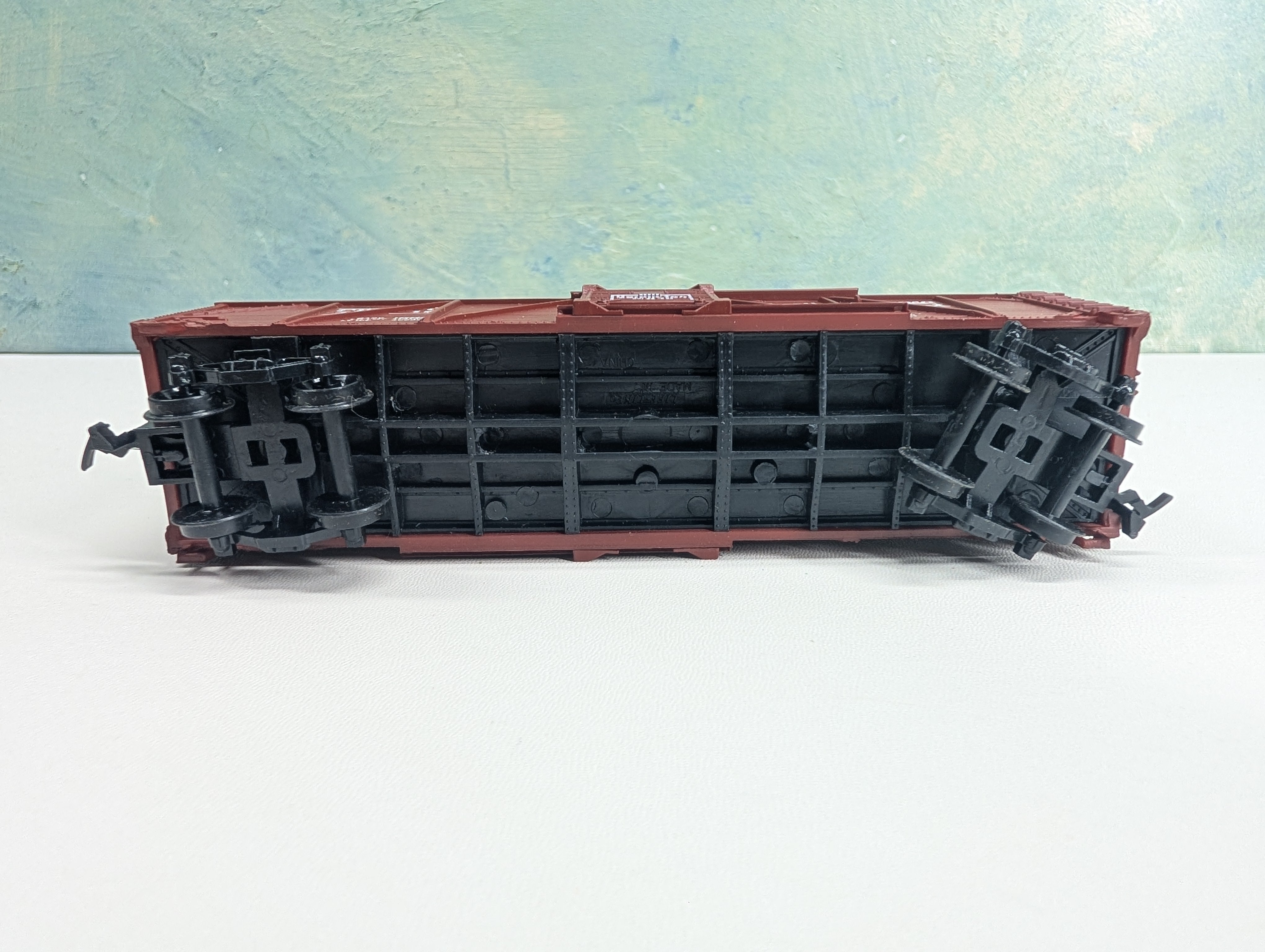USED Life-Like HO Scale 42' Wooden OB Box Car Burlington CB&Q #26216