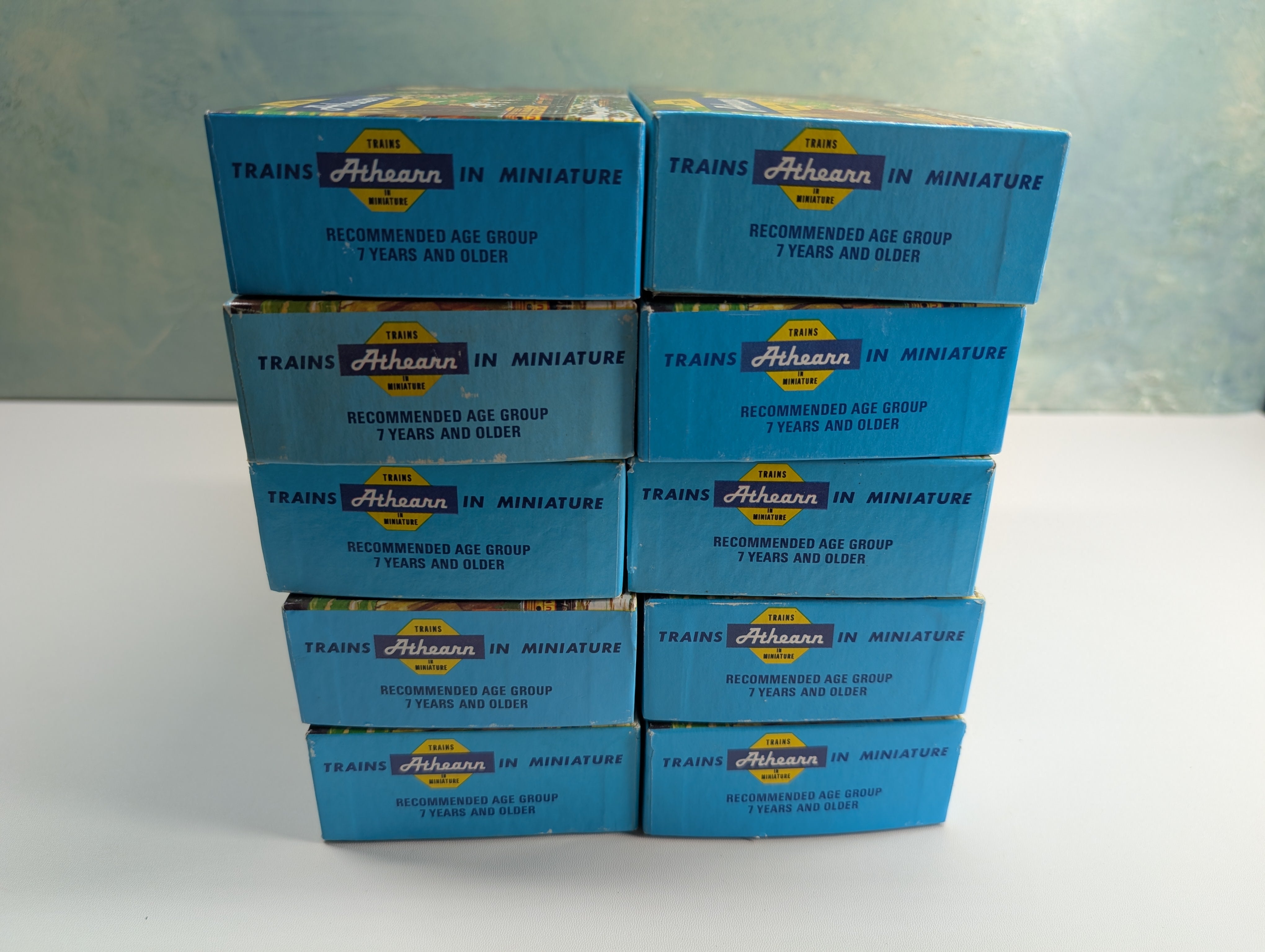 USED Athearn HO Scale Empty Train Boxes for Storage (10 pcs)