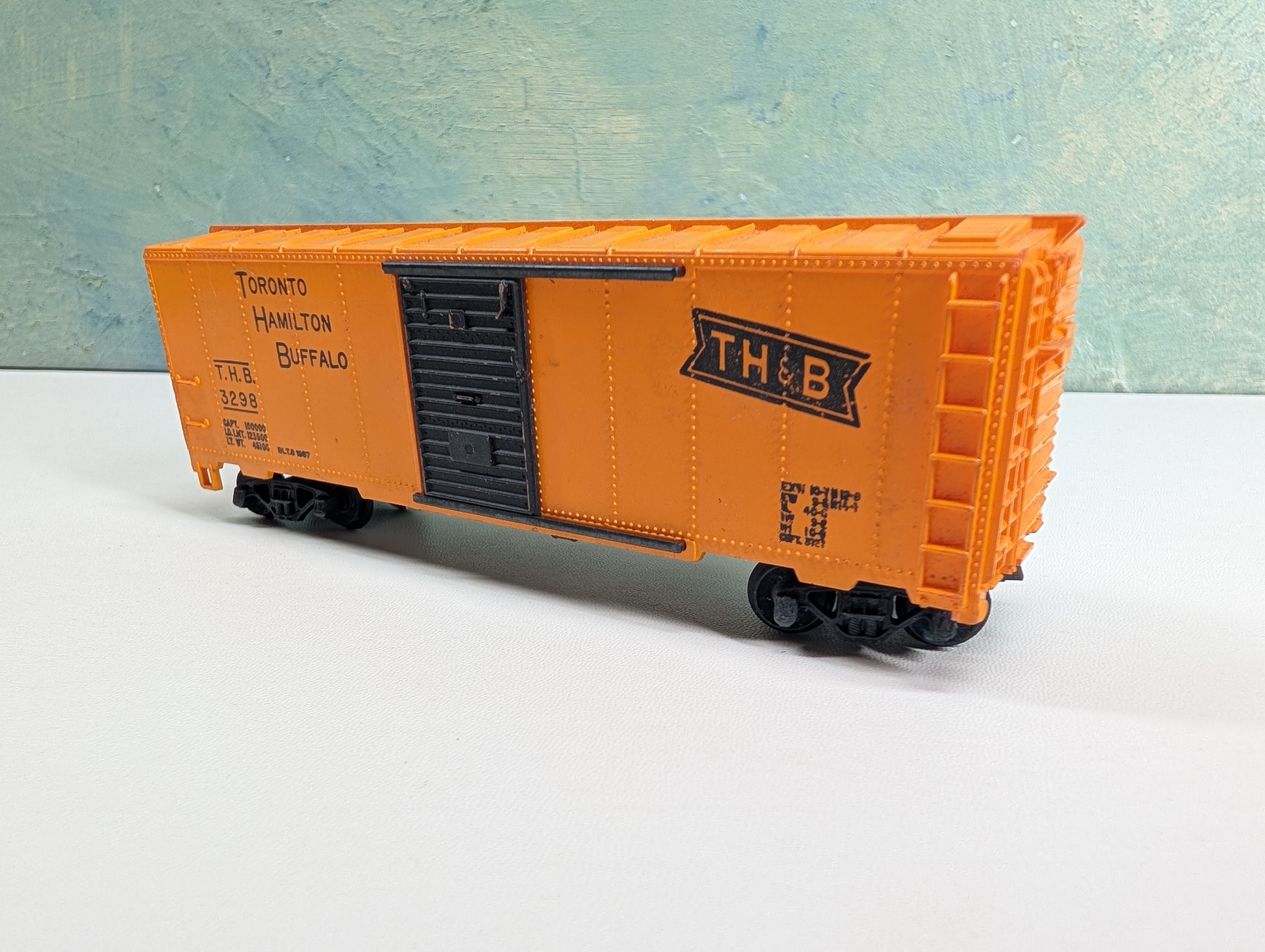 USED Mantua HO Scale 40' Box Car Toronto Hamilton Buffalo THB #3298