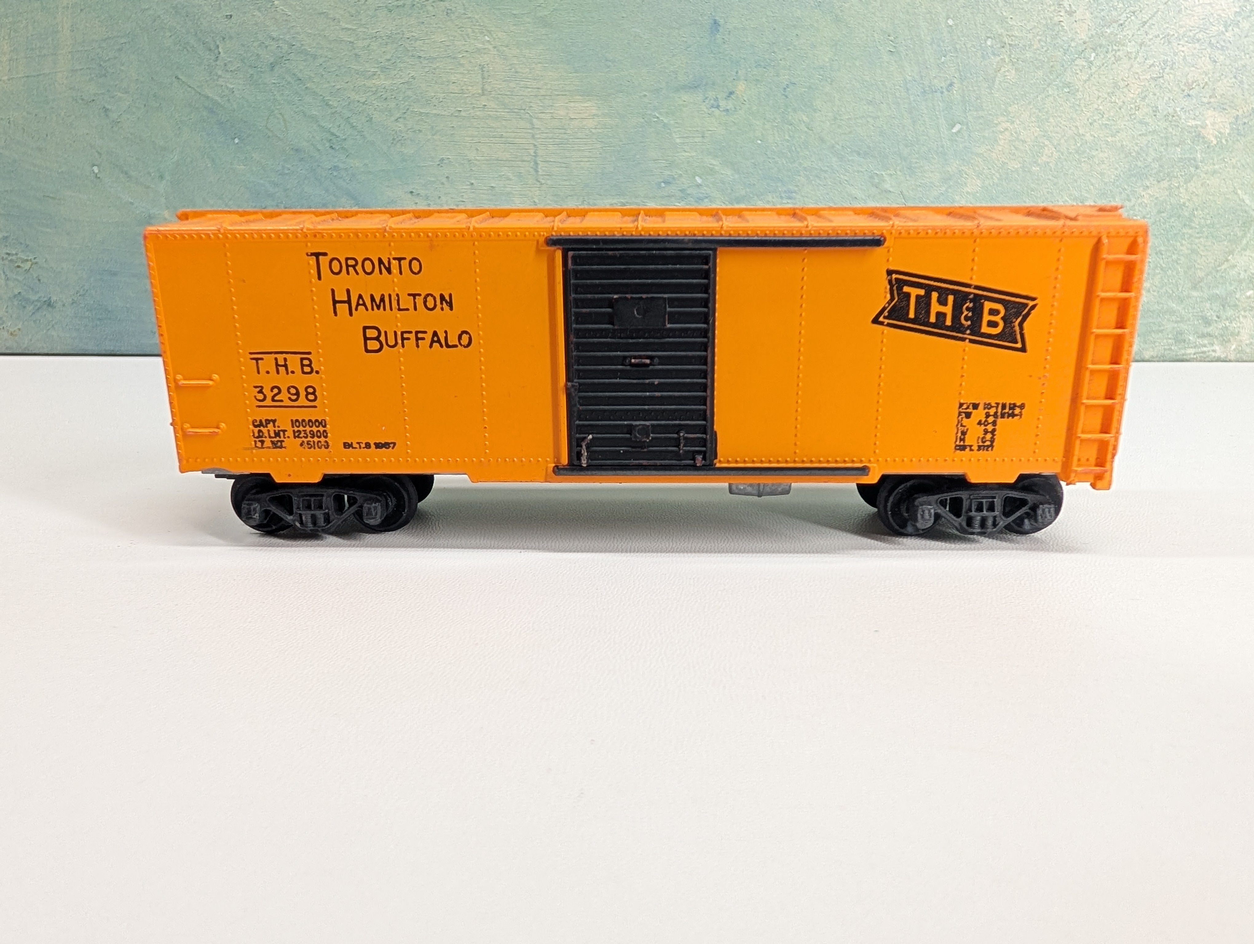 USED Mantua HO Scale 40' Box Car Toronto Hamilton Buffalo THB #3298