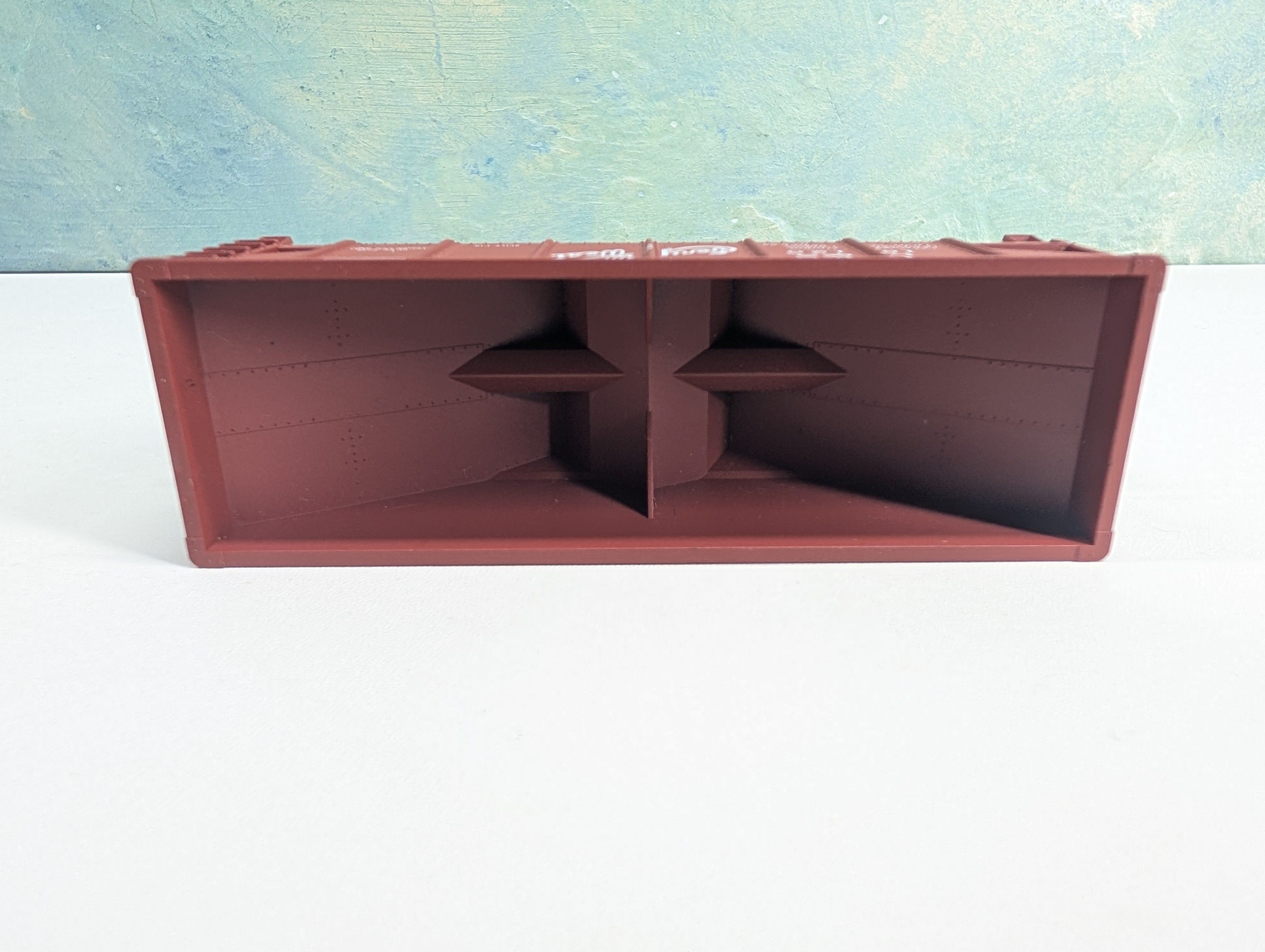 USED Accurail HO Scale 55 Ton 2 Bay Hopper Burlington C&S #18125