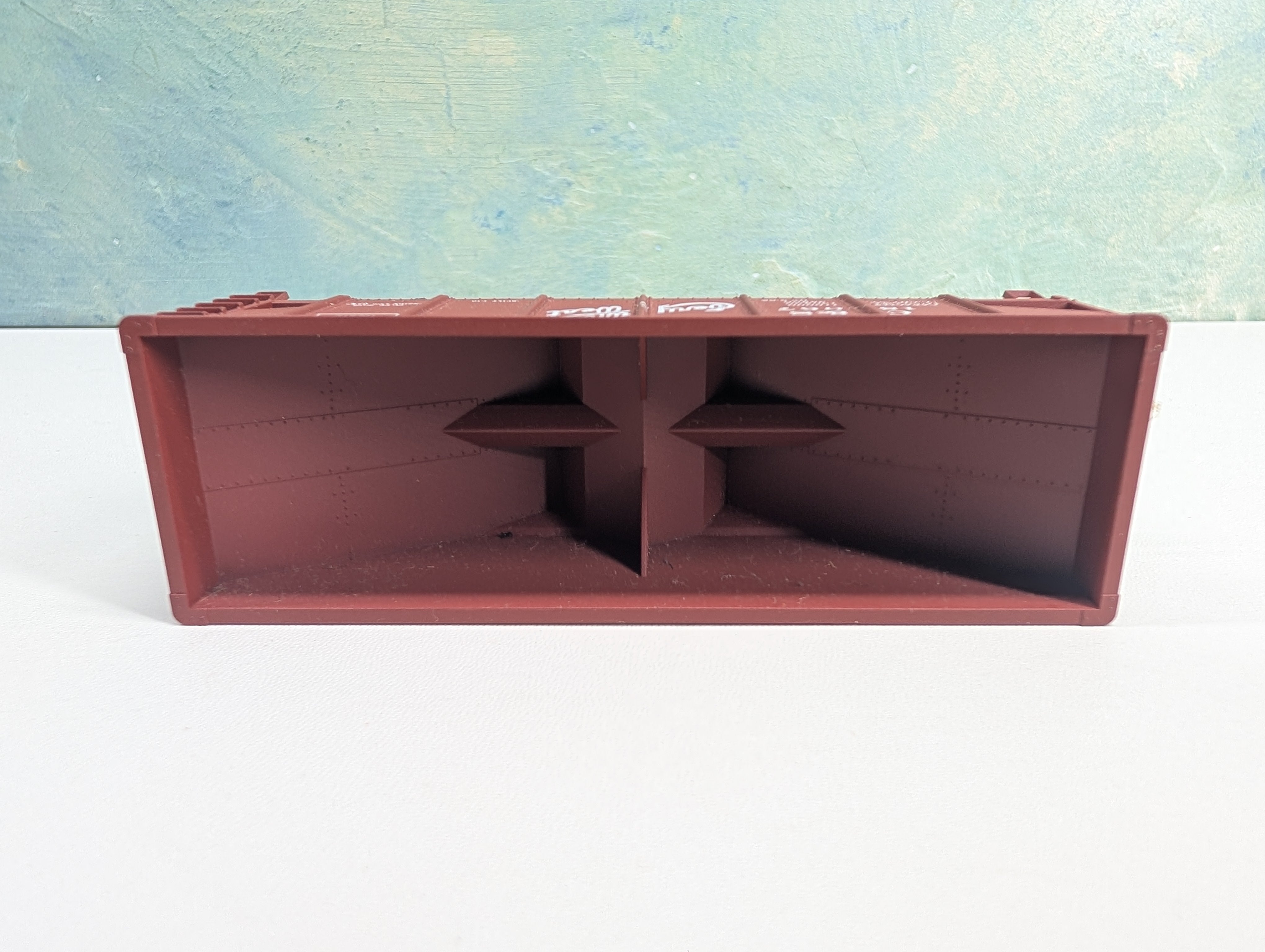 USED Accurail HO Scale 55 Ton 2 Bay Hopper Burlington C&S #18067