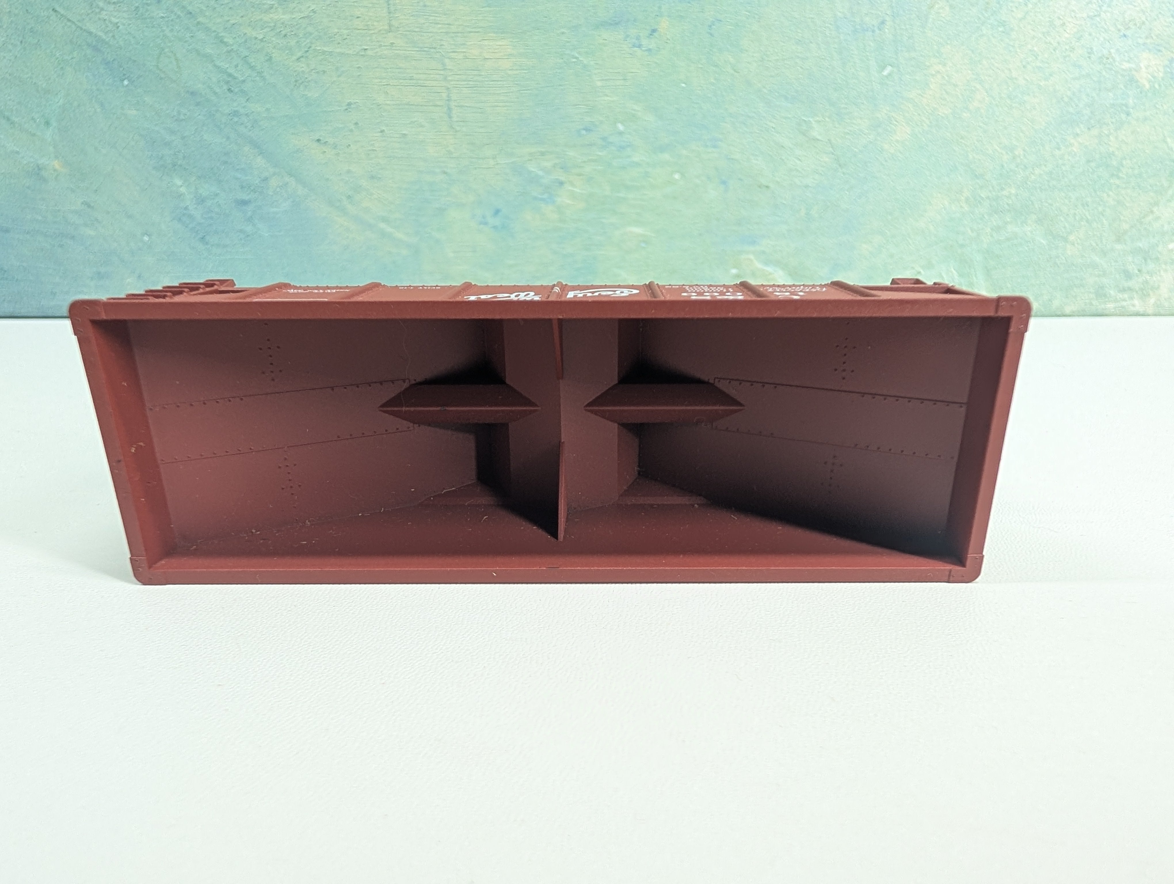 USED Accurail HO Scale 55 Ton 2 Bay Hopper Burlington C&S #18099