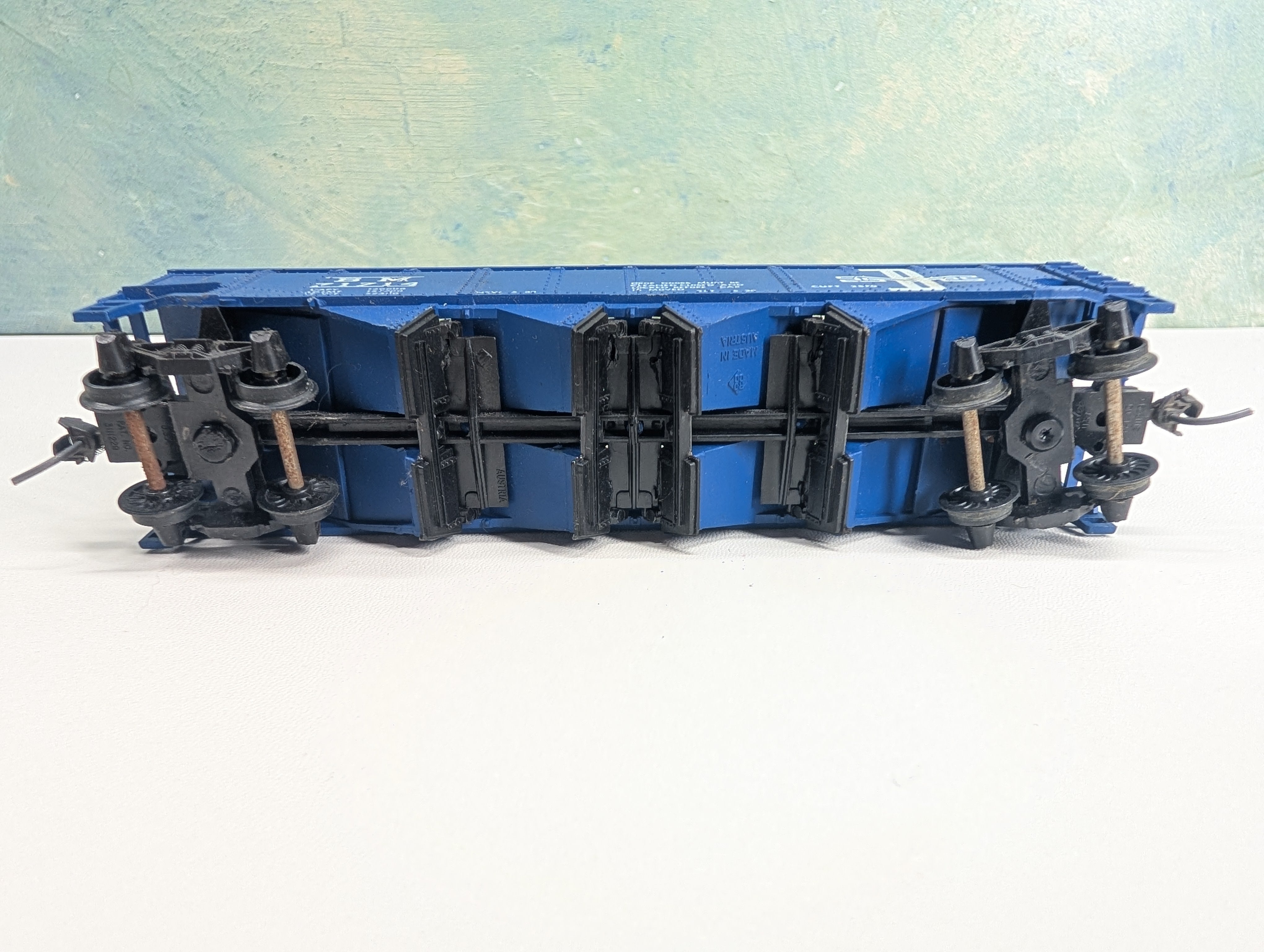 USED ROCO HO Scale Quad Hopper Boston and Maine BM #71714