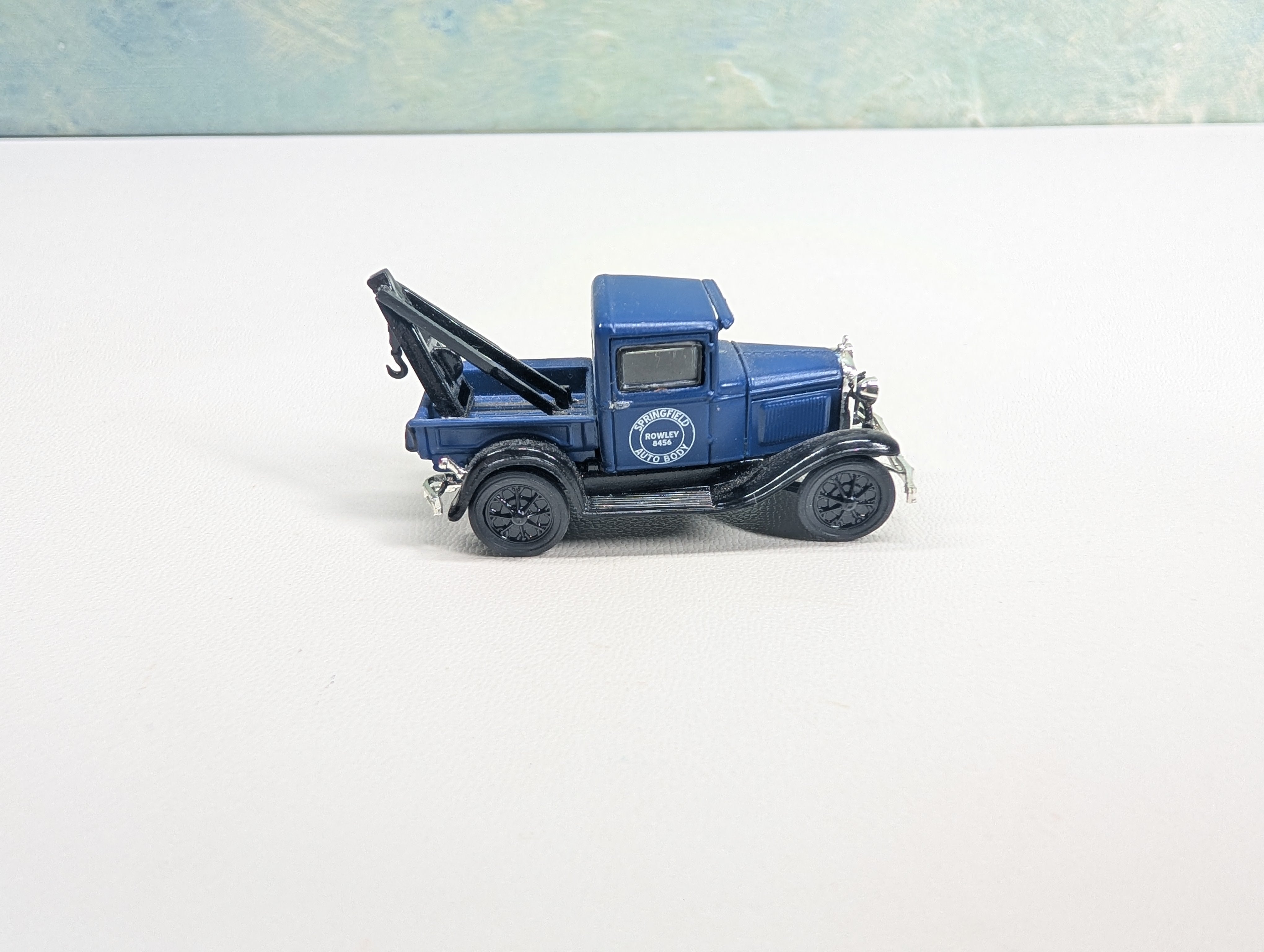 USED Athearn 26413 HO Scale Ford Model A Tow Truck, Springfield Auto Body