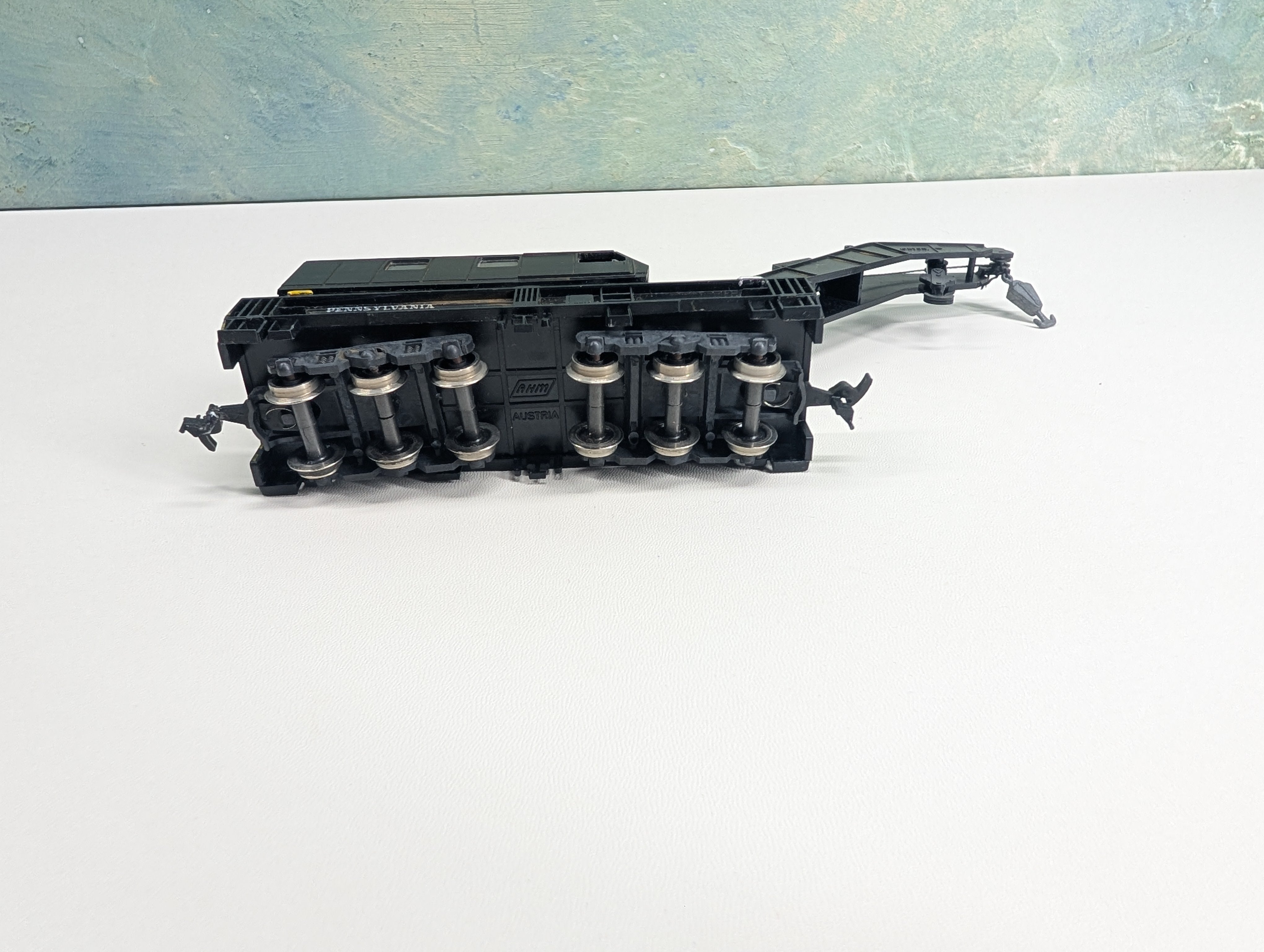 USED AHM HO Scale Wrecking Crane Pennsylvania PRR #440707