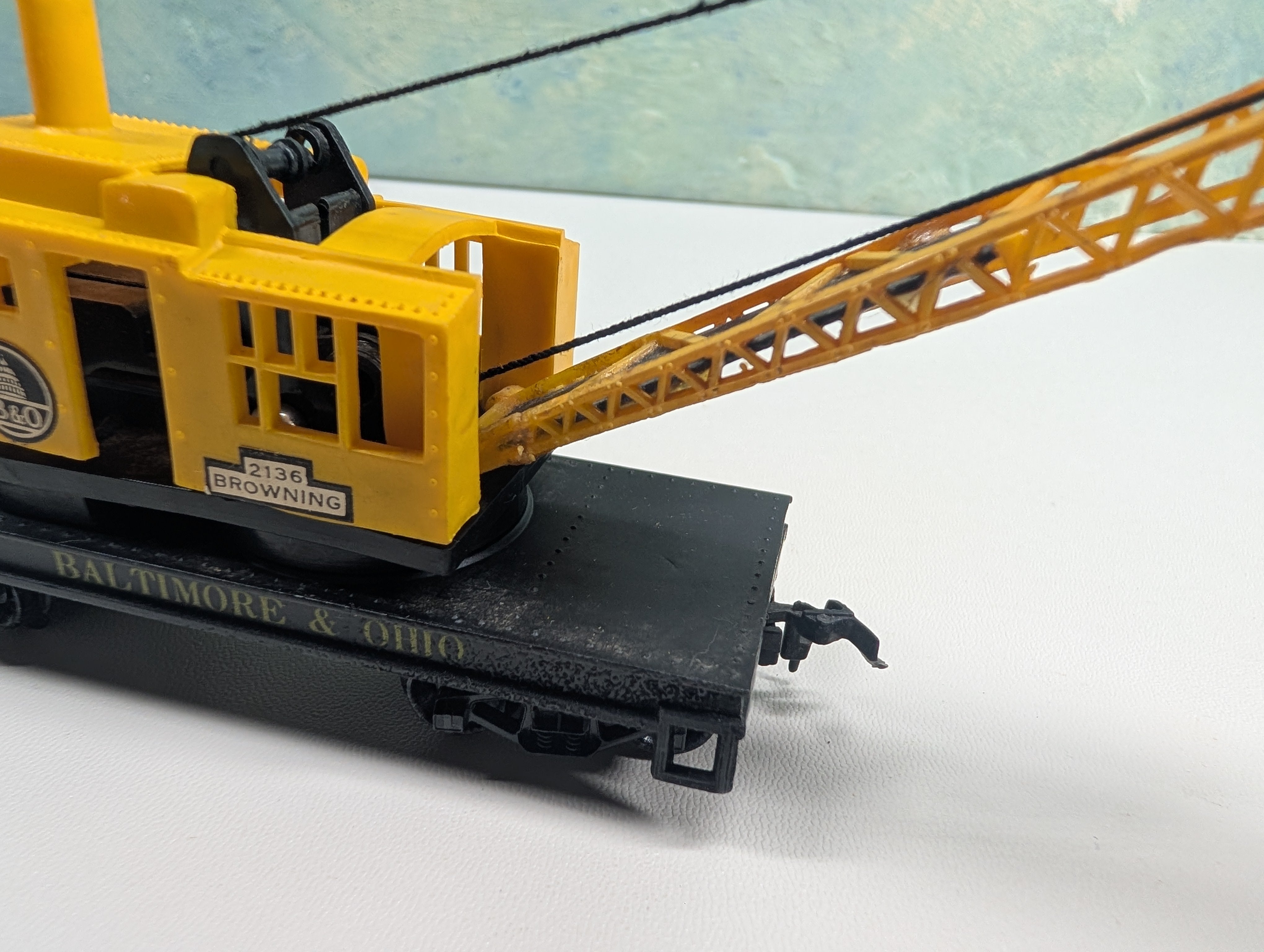 USED Life-Like HO Scale 2136 Browning Crane Baltimore and Ohio B&O #2317