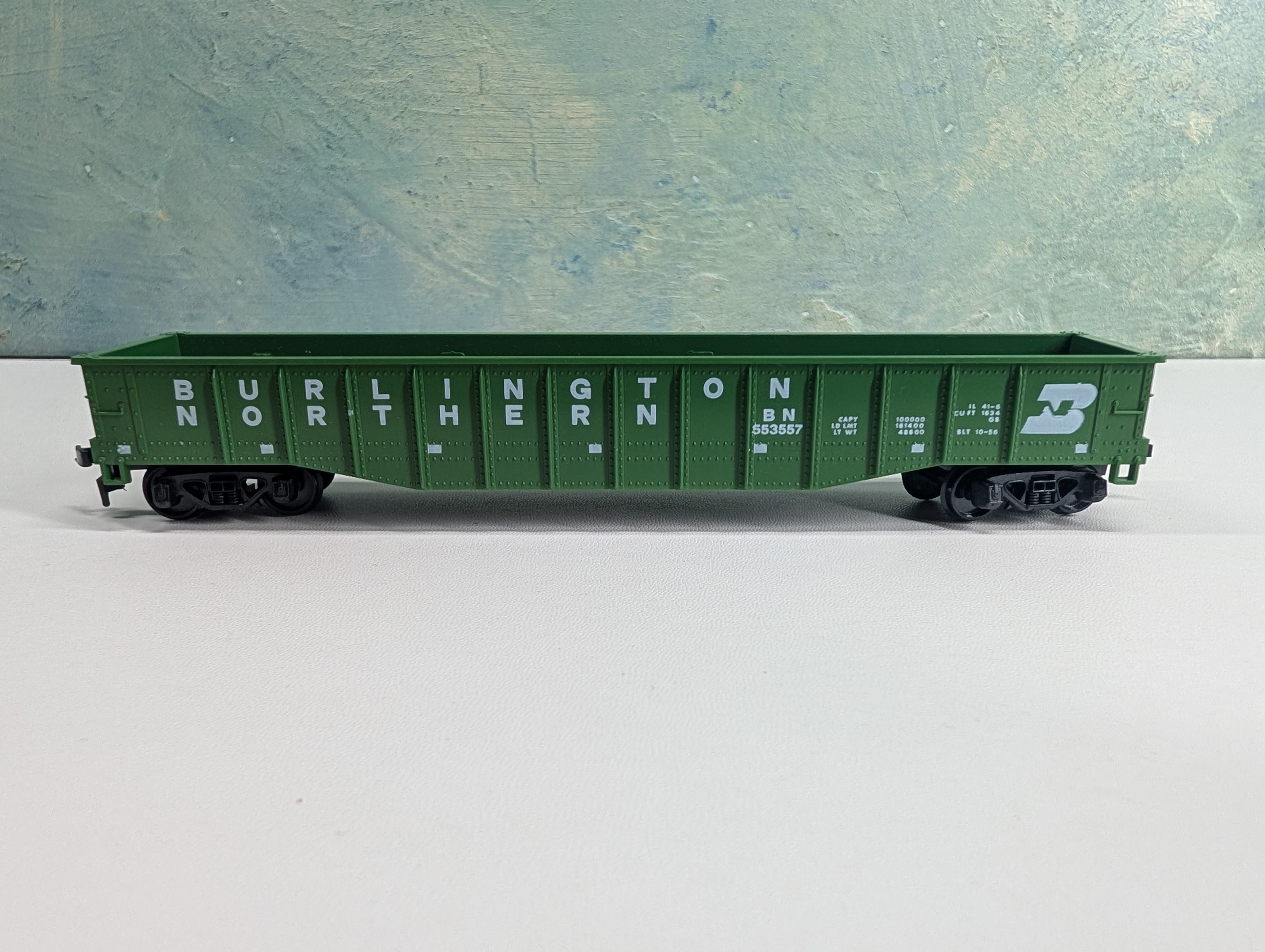 USED AHM HO Scale 50' Gondola Burlington Northern BN #553557