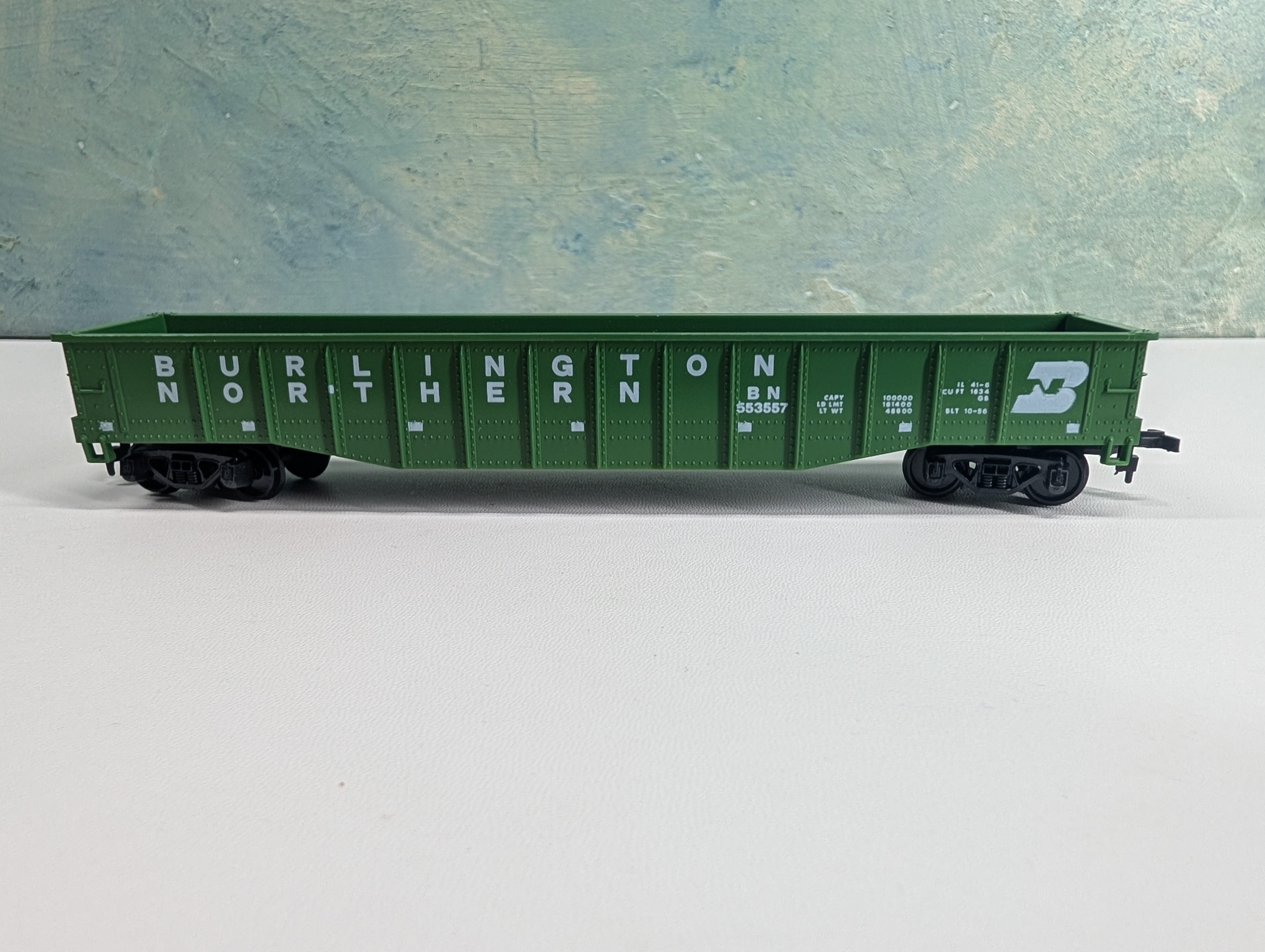 USED AHM HO Scale 50' Gondola Burlington Northern BN #553557