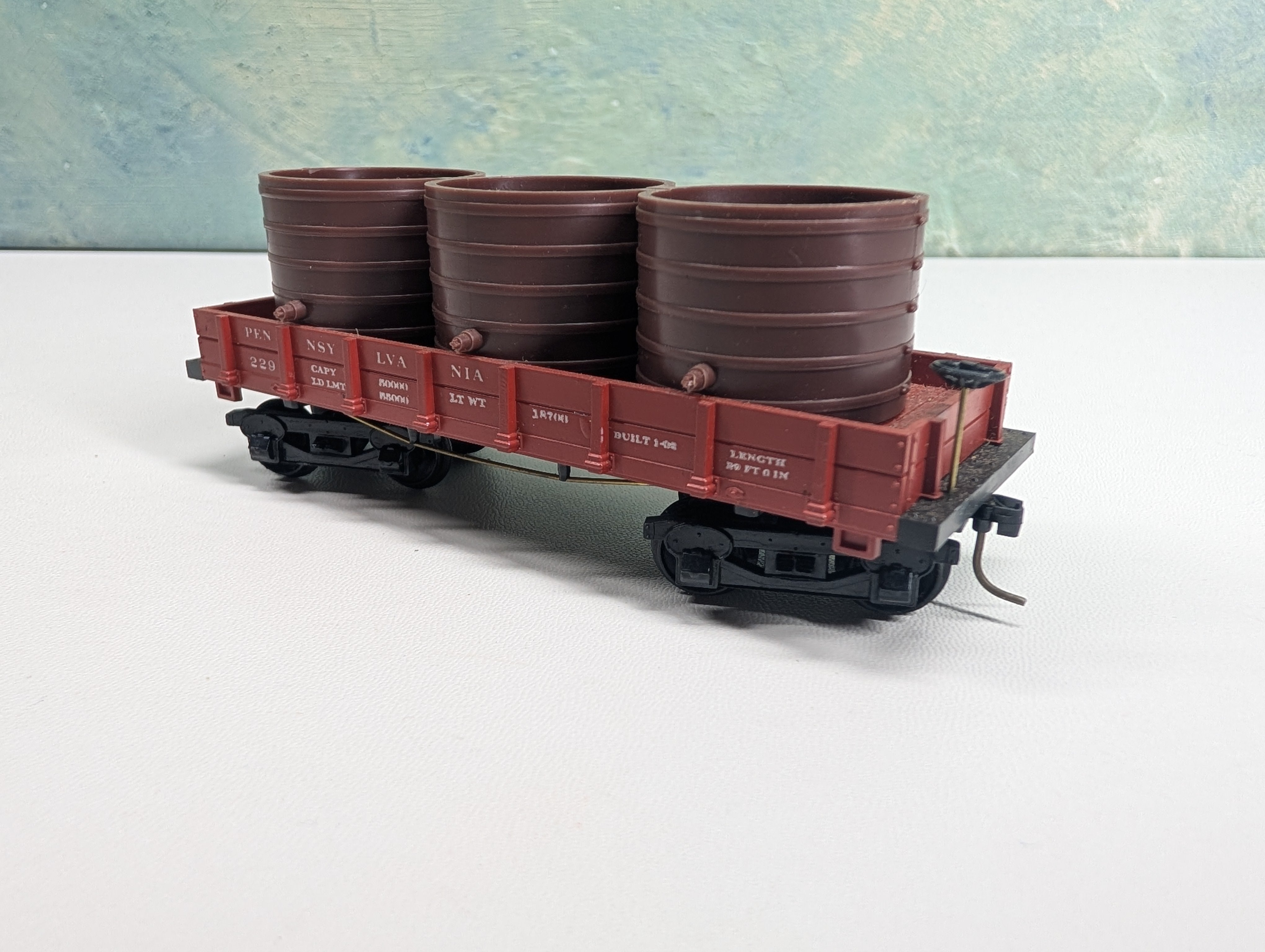 USED Mantua HO Scale 1860 Water Car Pennsylvania PRR #229