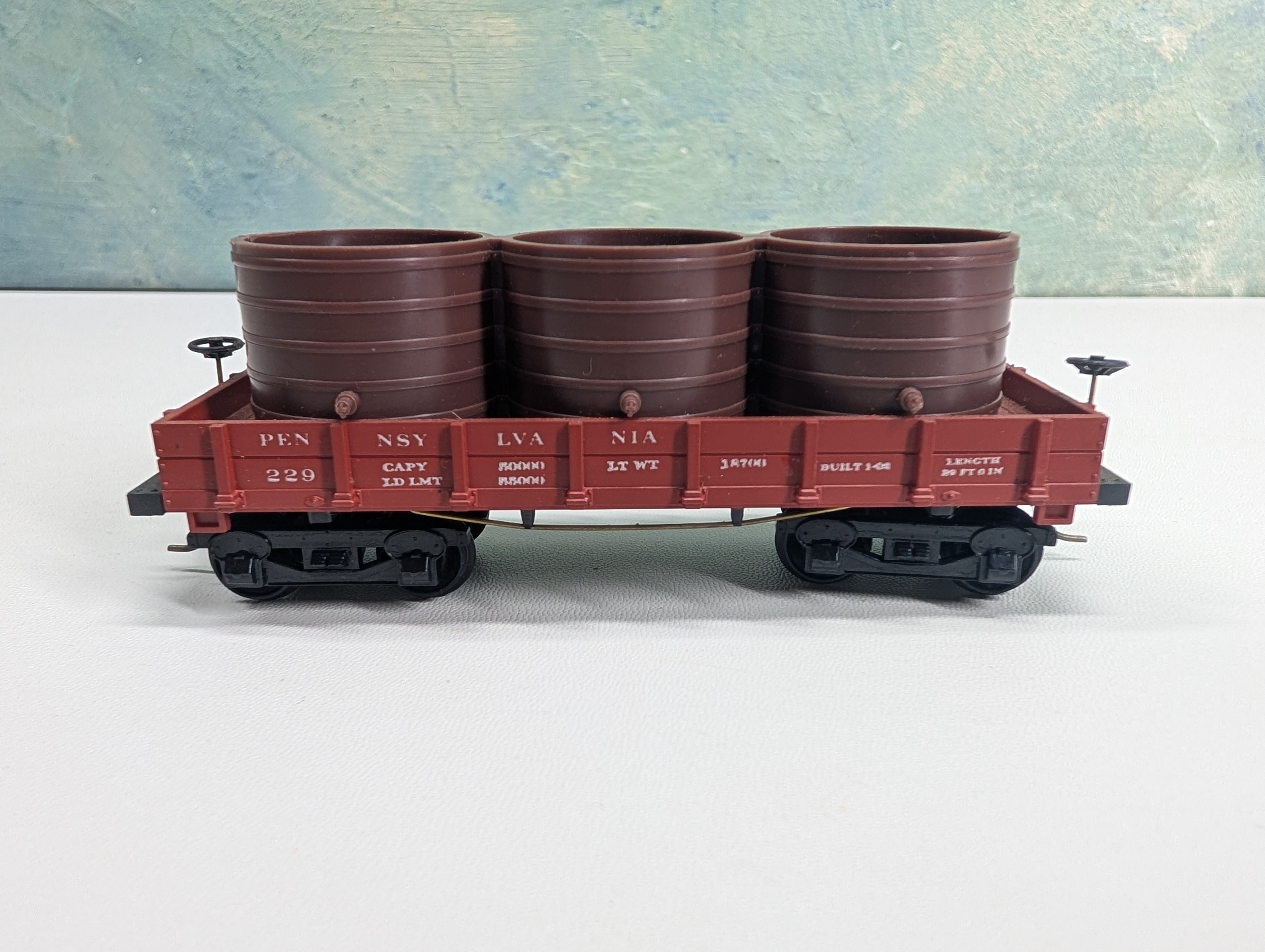 USED Mantua HO Scale 1860 Water Car Pennsylvania PRR #229