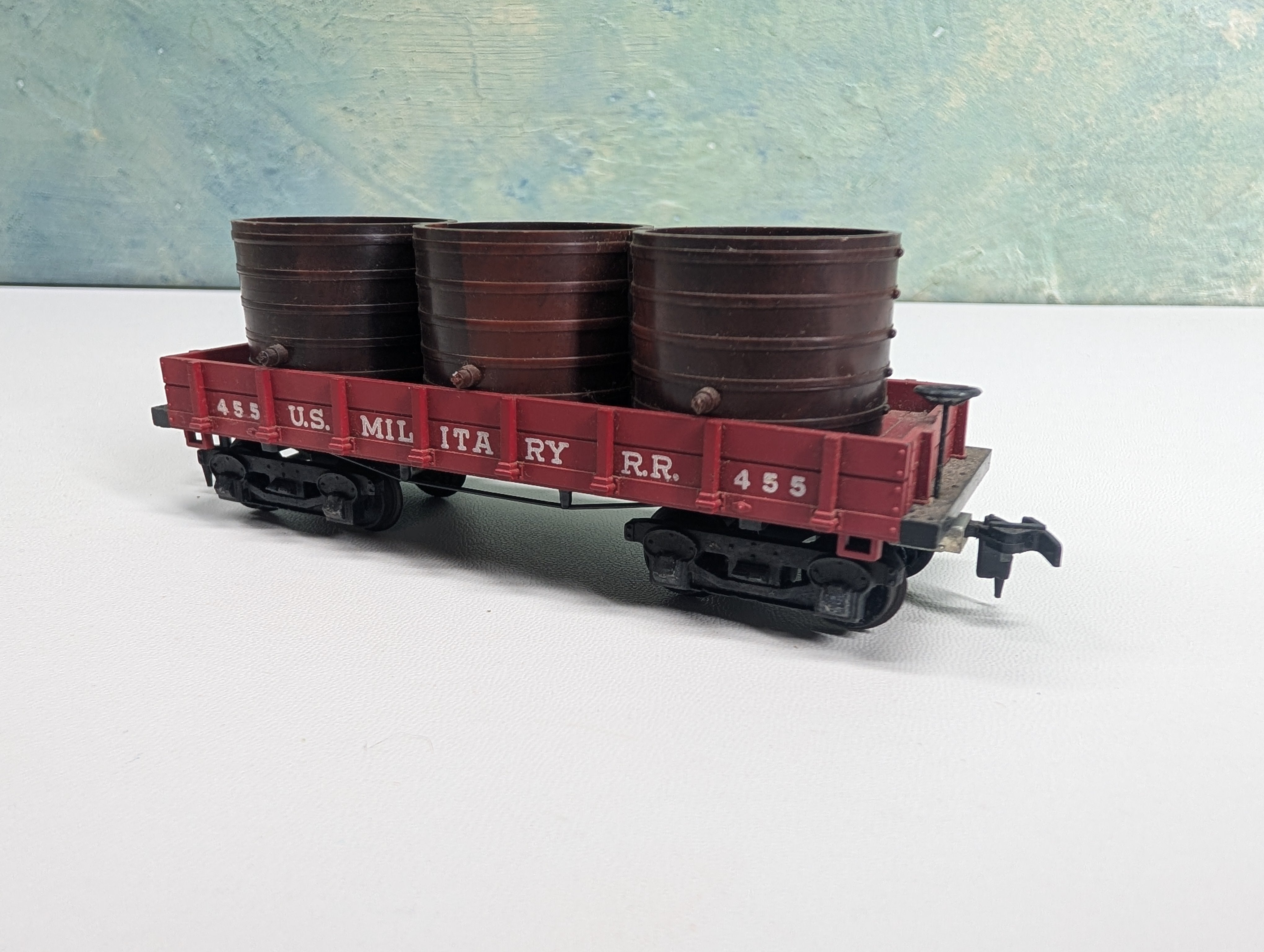 USED Mantua HO Scale 1860 Water Car US Military RR #455 Rare