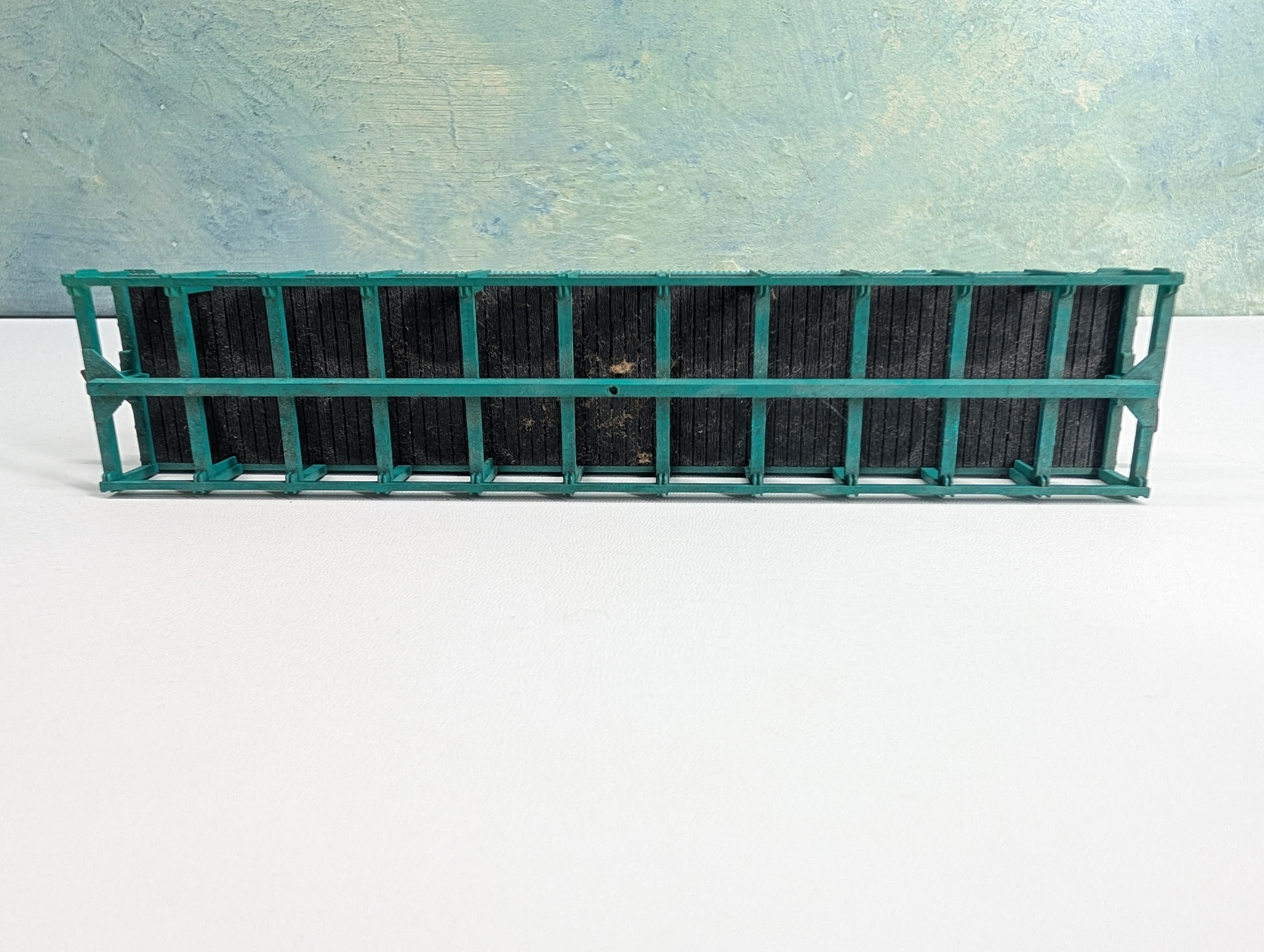 USED ROCO HO Scale 50' Caged Flat Car Penn Central PC #806