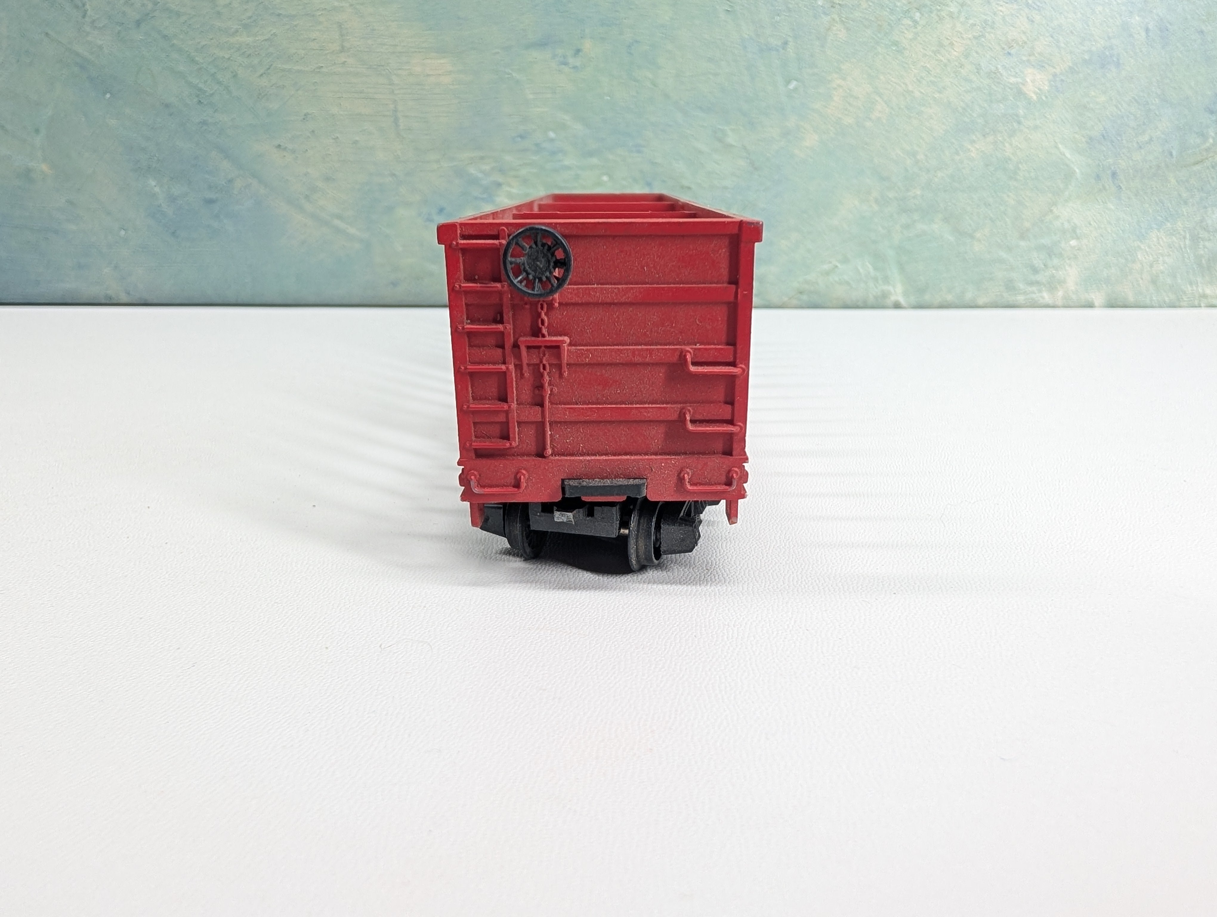 USED ROCO HO Scale 50' Pulpwood Rack Flat Car MKT #13224