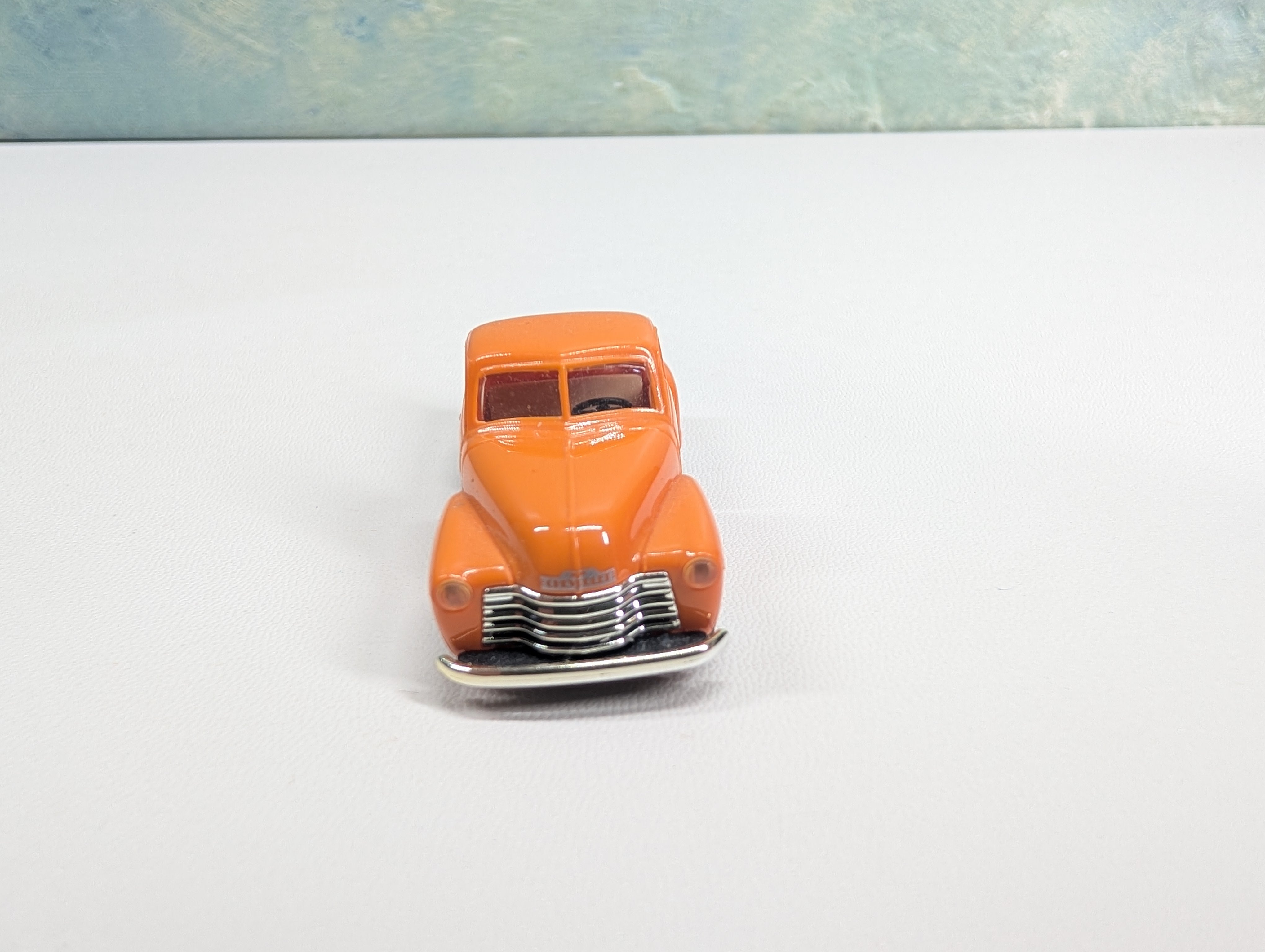 USED Busch HO Scale 1950 Chevy Pick-Up Truck, Orange