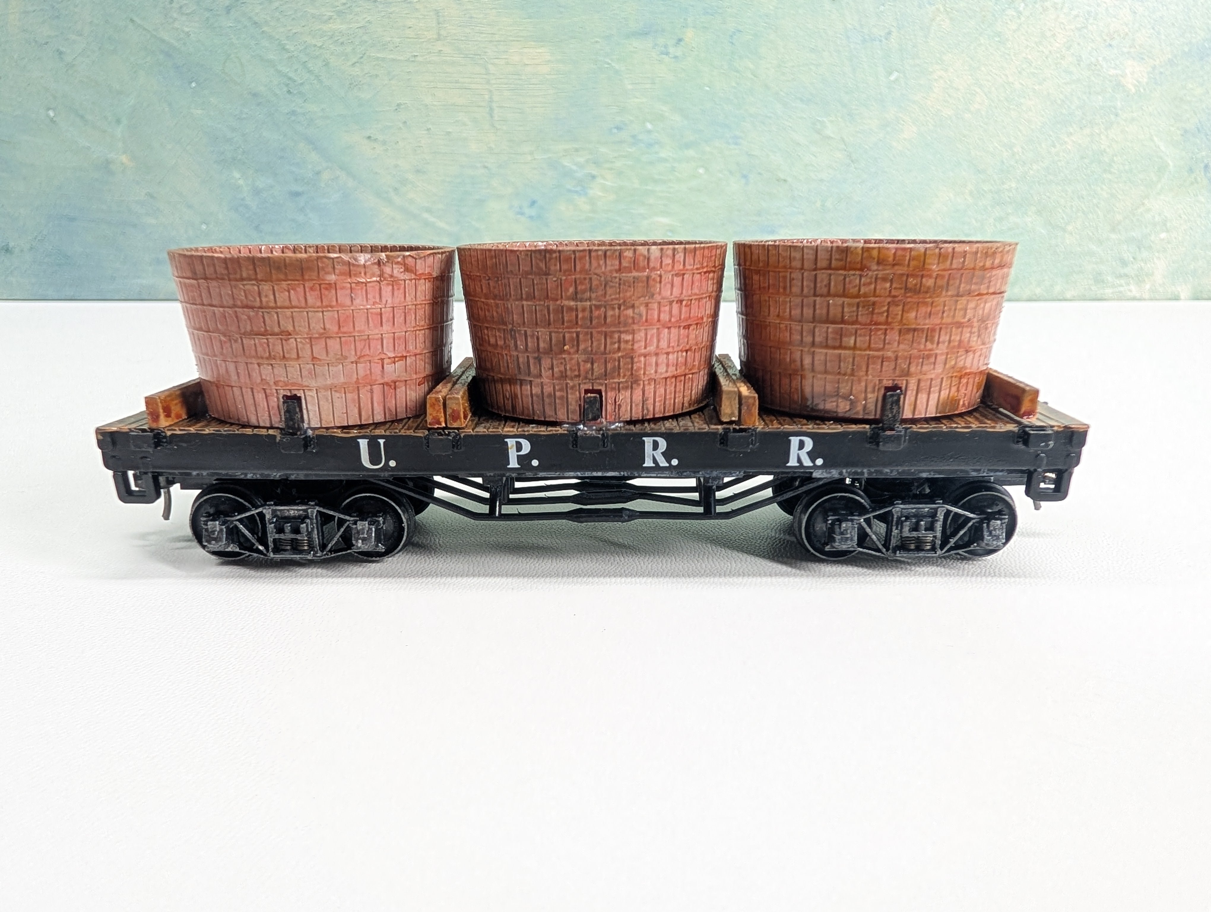 USED Bachmann HO Scale Old Time Water Tank Car Union Pacific UP