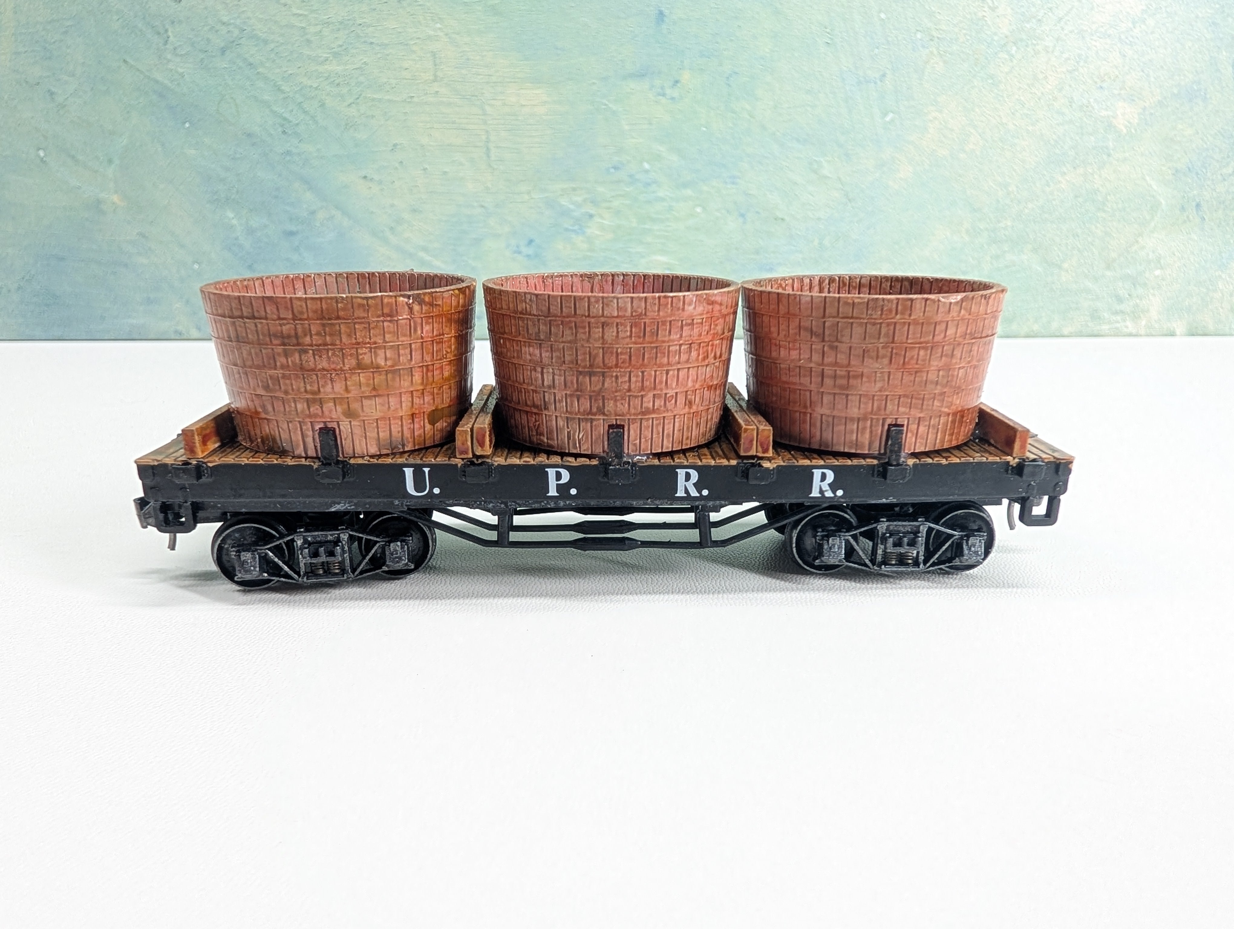 USED Bachmann HO Scale Old Time Water Tank Car Union Pacific UP