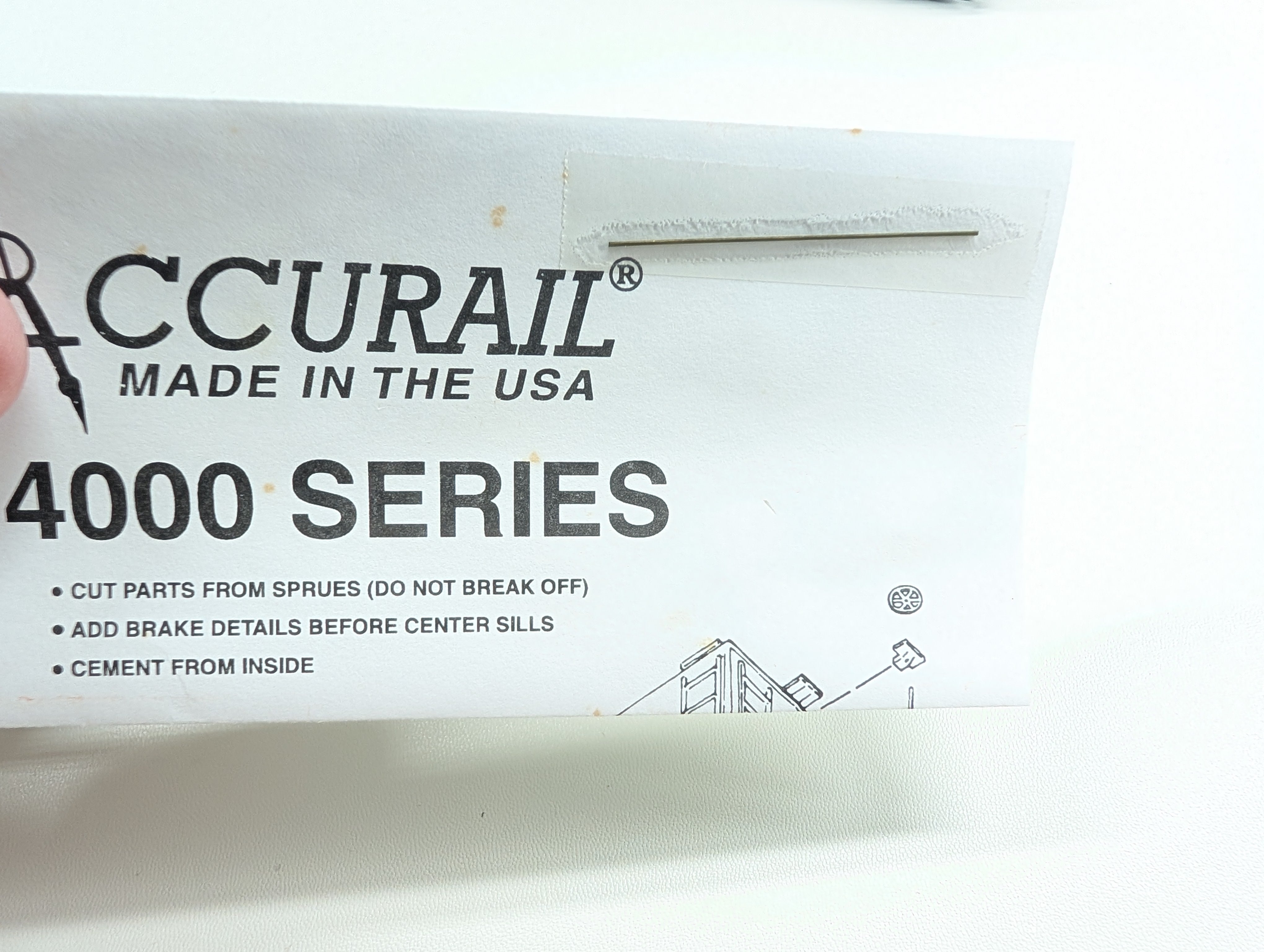 USED Accurail 4706 HO Scale 40' Wood Stock Car Wabash #15201