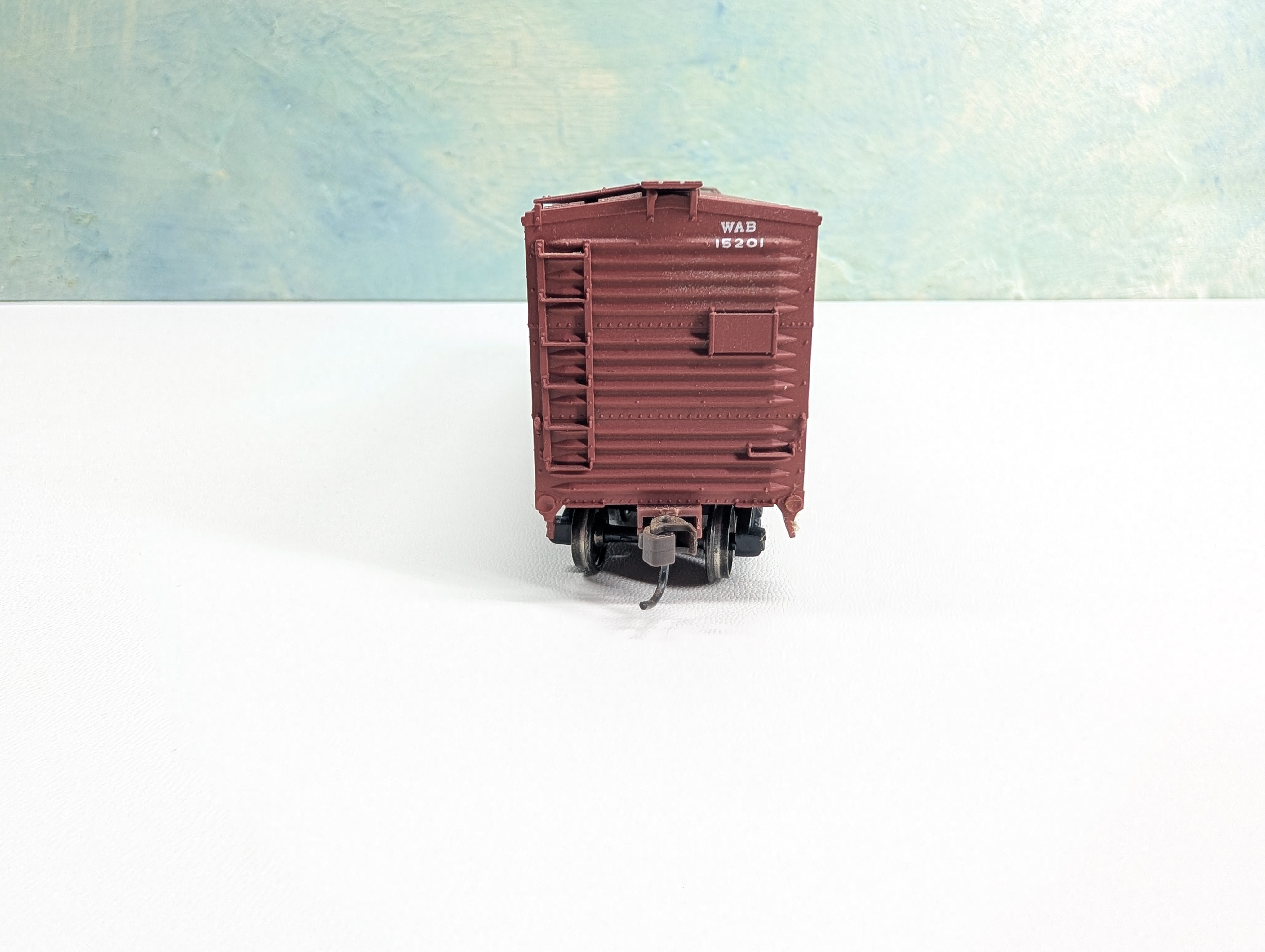 USED Accurail 4706 HO Scale 40' Wood Stock Car Wabash #15201
