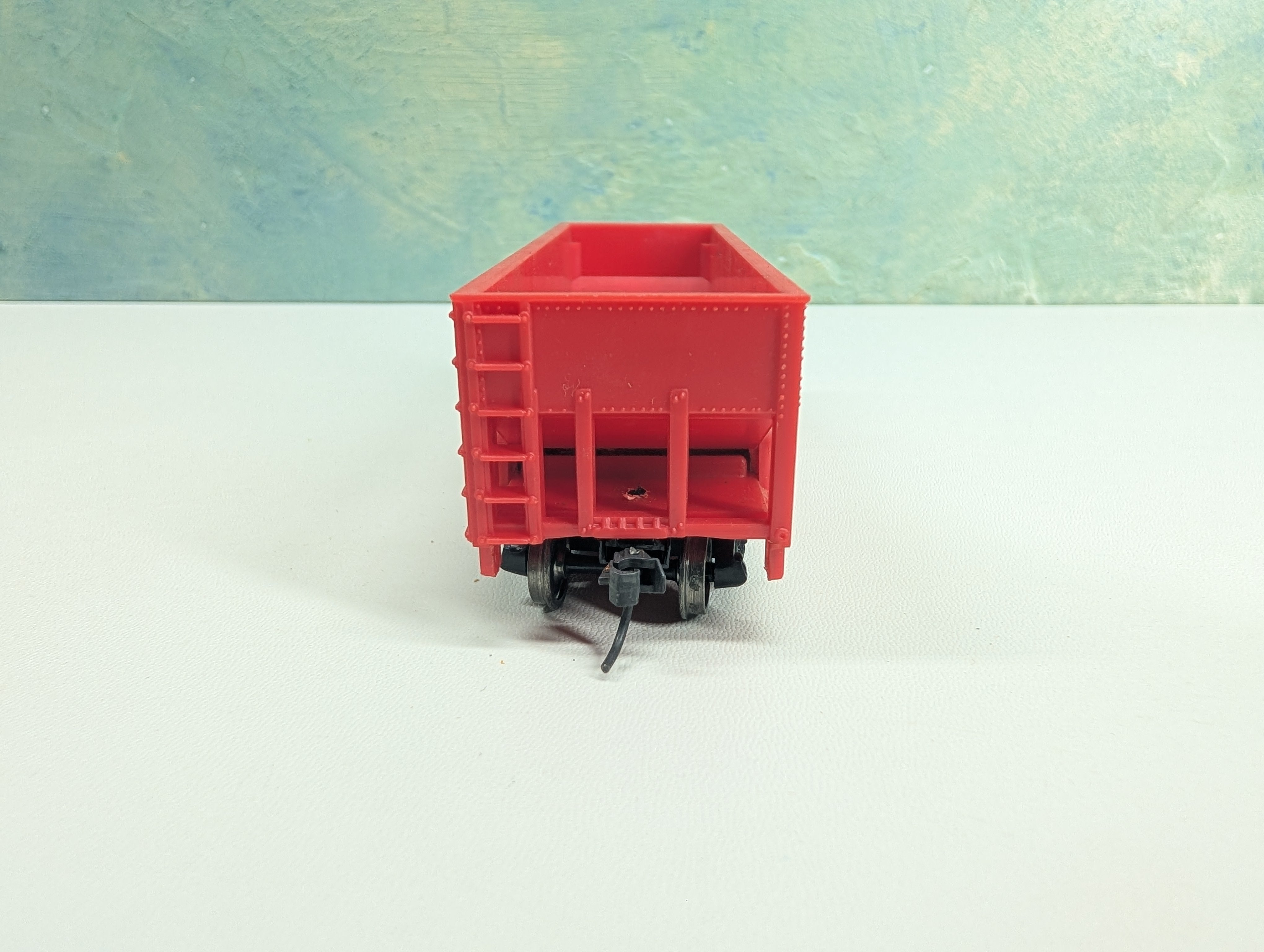 USED HO Scale 2 Bay Hopper Western Maryland WM #52073 Metal Wheels