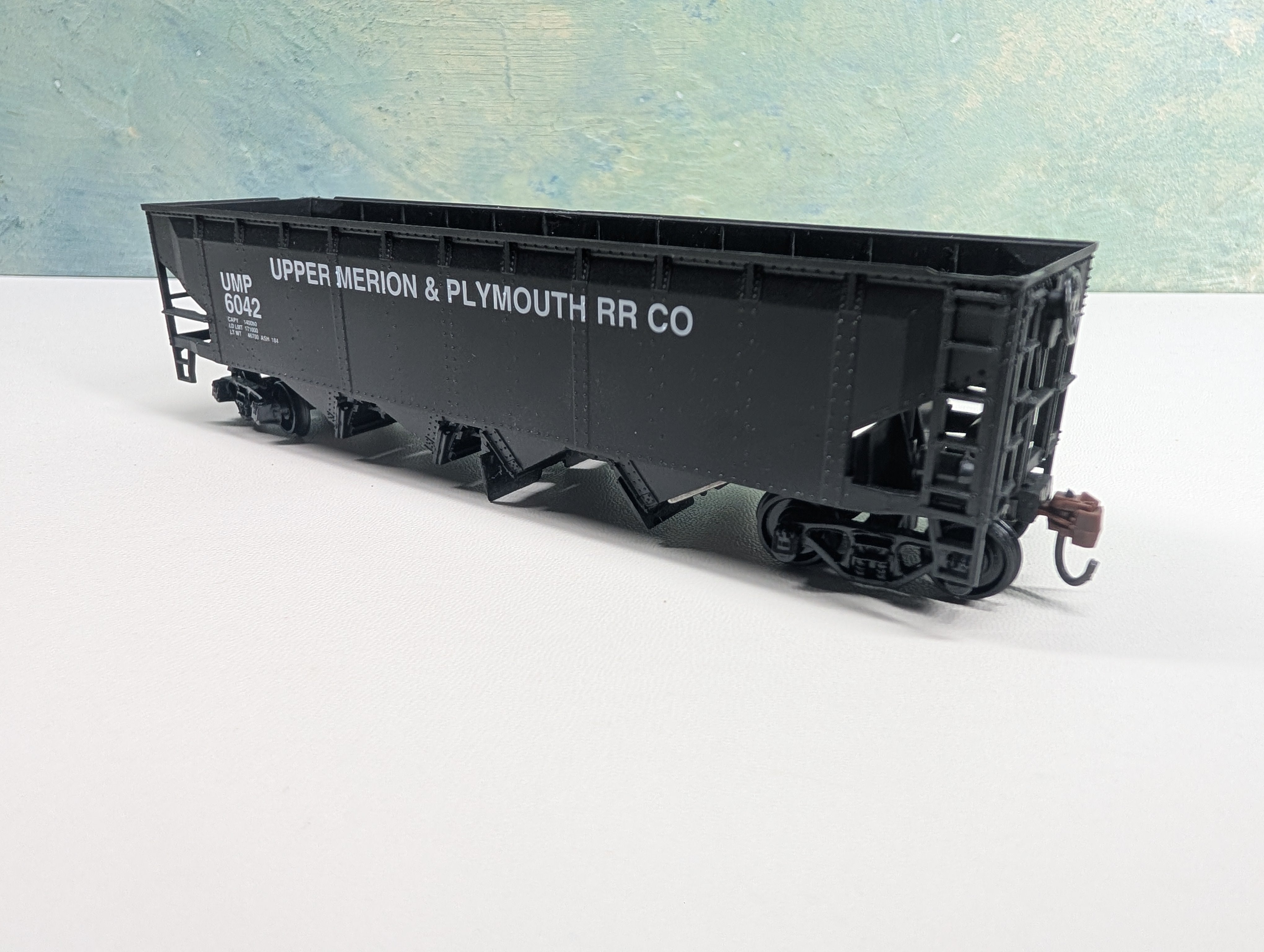 USED Athearn HO Scale Quad Hopper Upper Merion and Plymouth Railroad UMP #6042