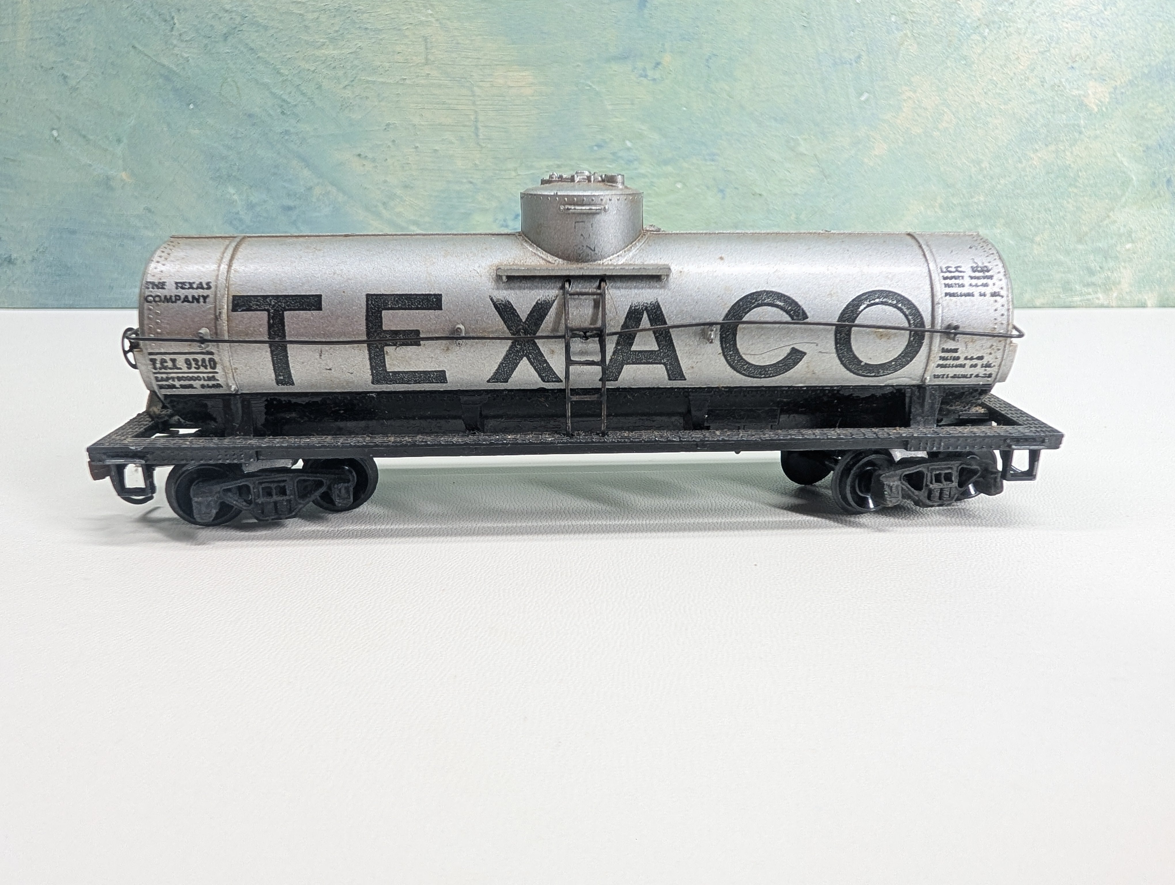 USED Mantua HO Scale Single Dome Tank Car Texaco TCX #9340