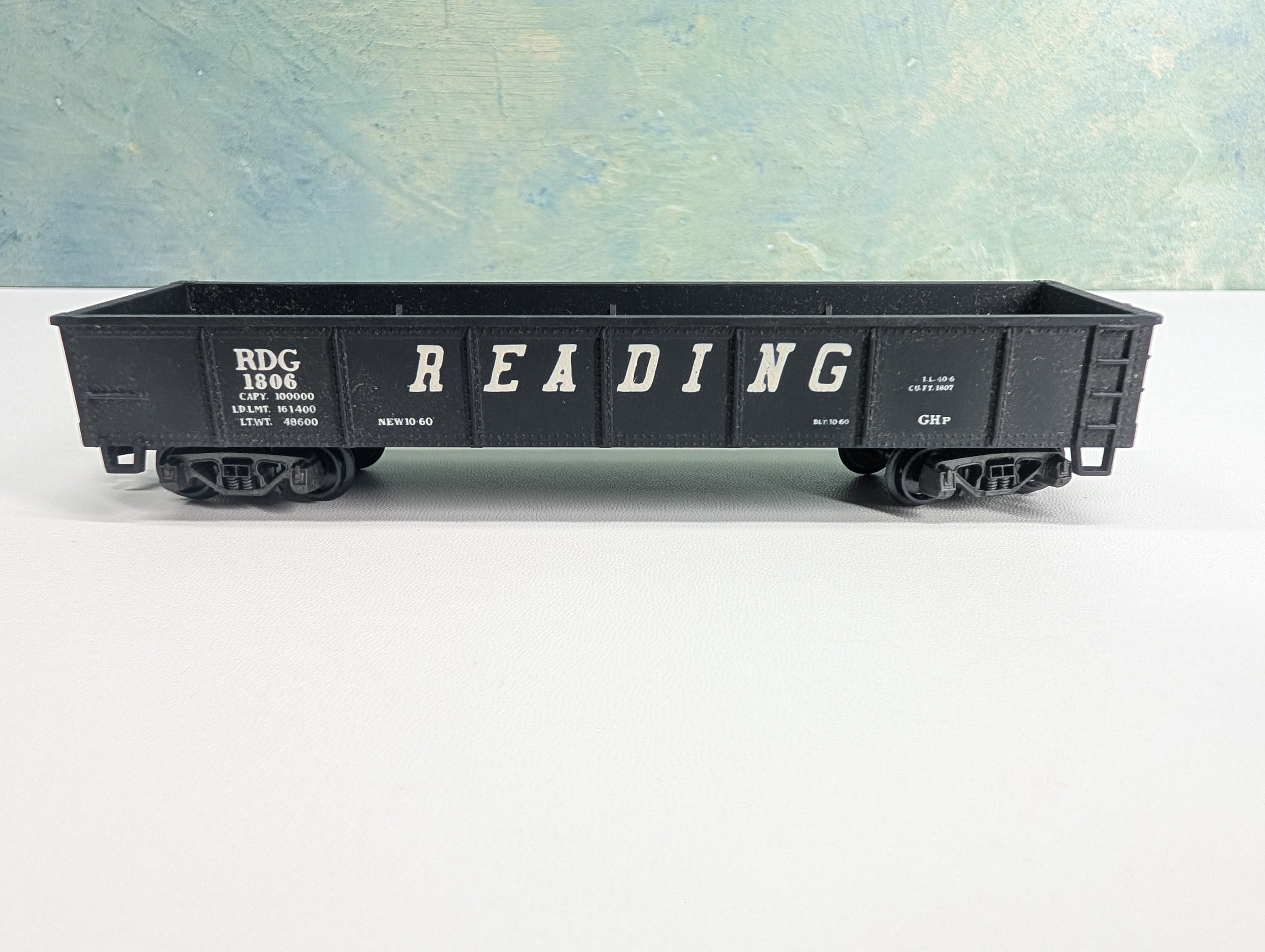 USED Rivarossi HO Scale 40' Gondola Reading RDG #1806