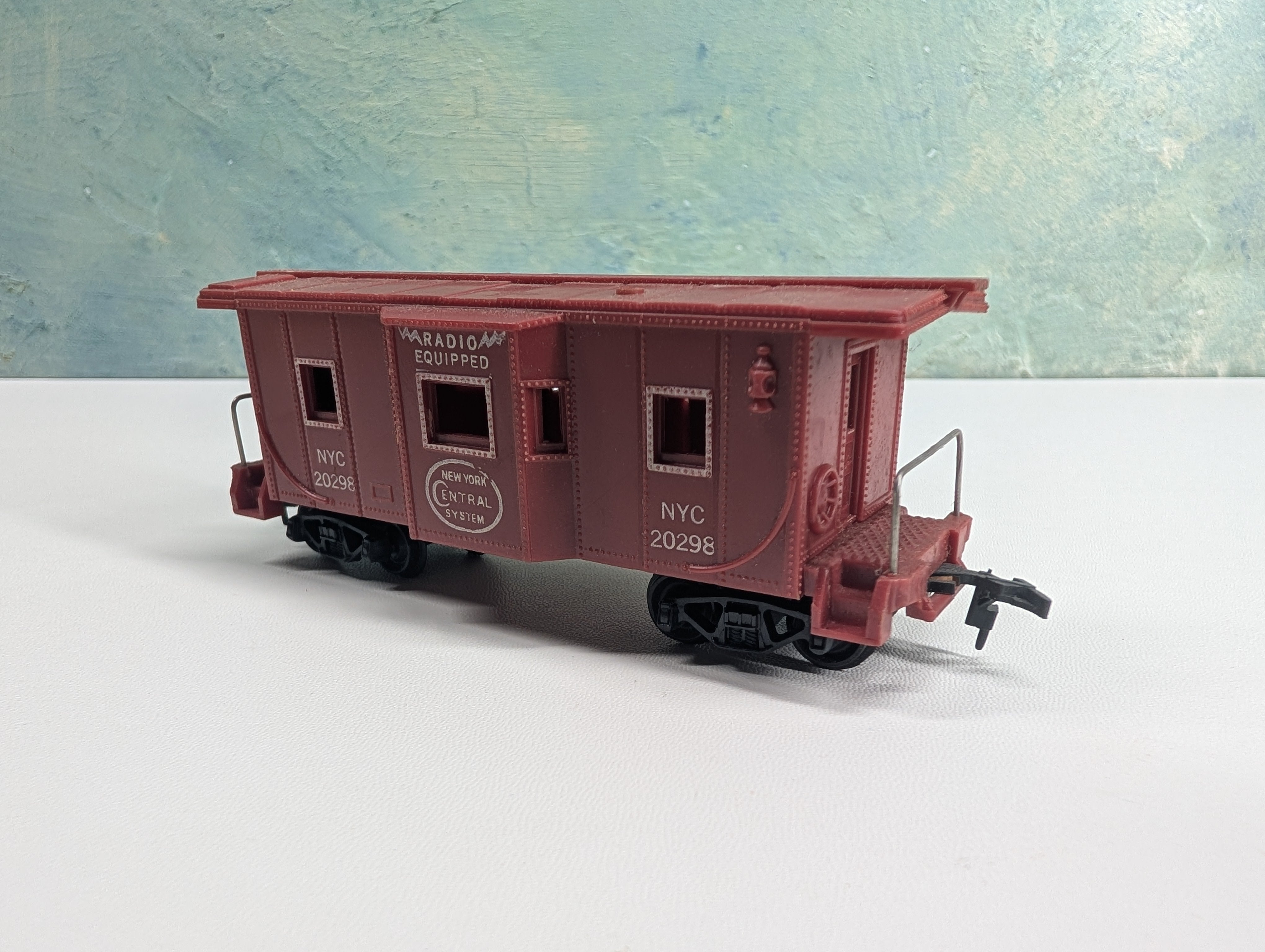USED MARX HO Scale Small Bay Window Caboose New York Central NYC #20298