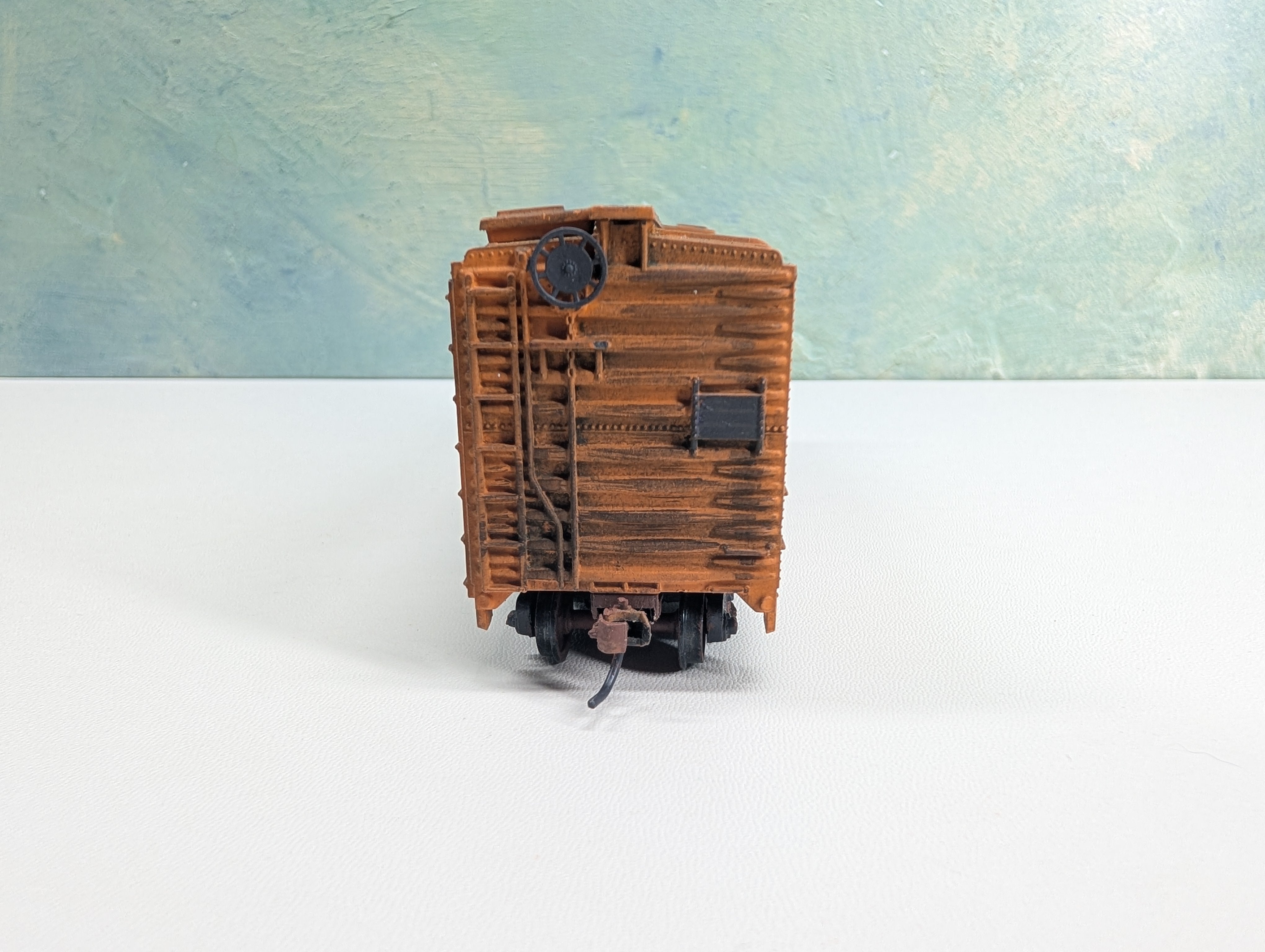 USED Athearn HO Scale 40' Box Car Bessemer and Lake Erie Railroad B&LE #81203 Weathered