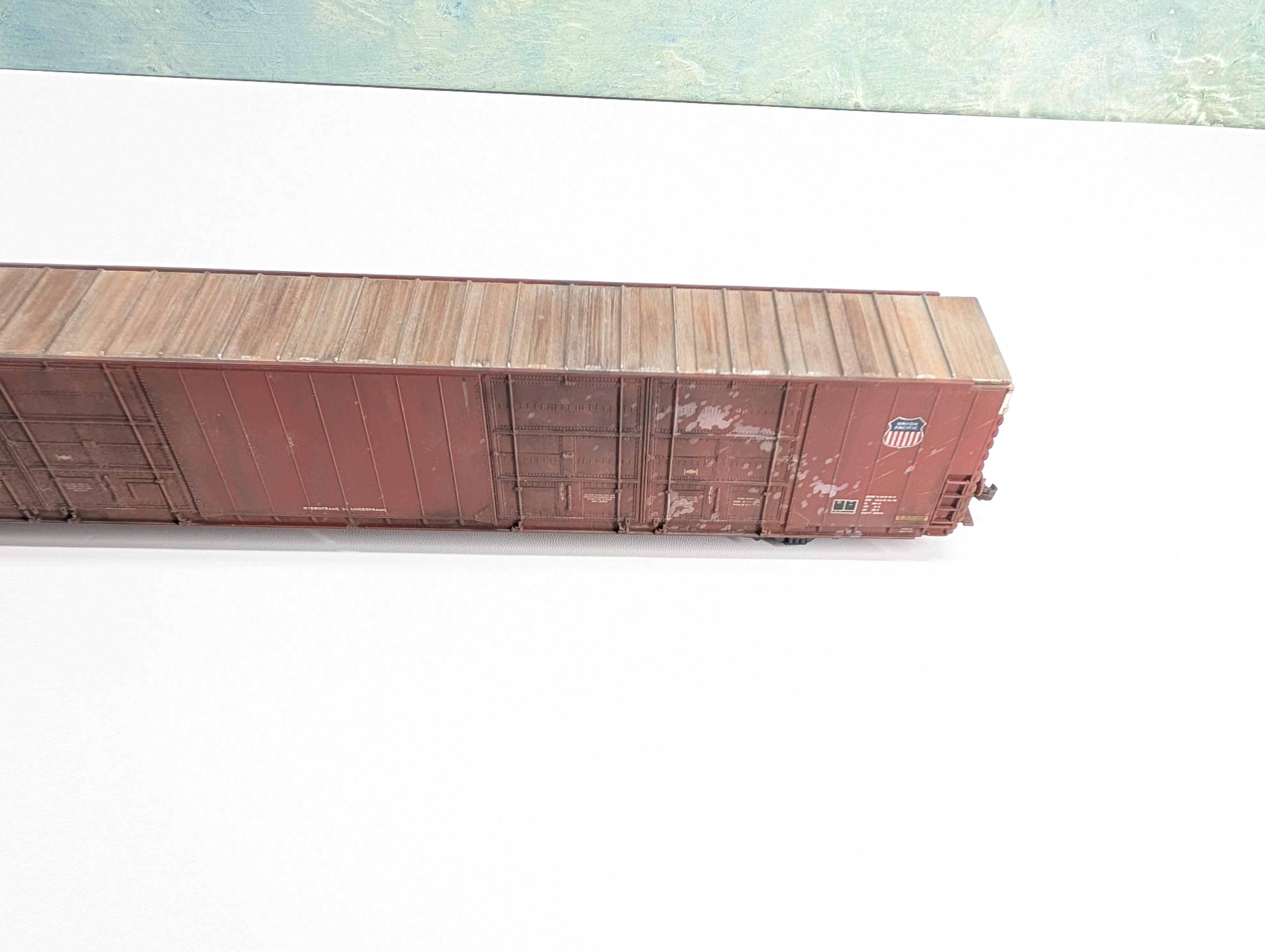 USED Walthers HO Scale 86' HI-Cube Box Car Missouri Pacific MP #272008 Weathered, Metal Wheels