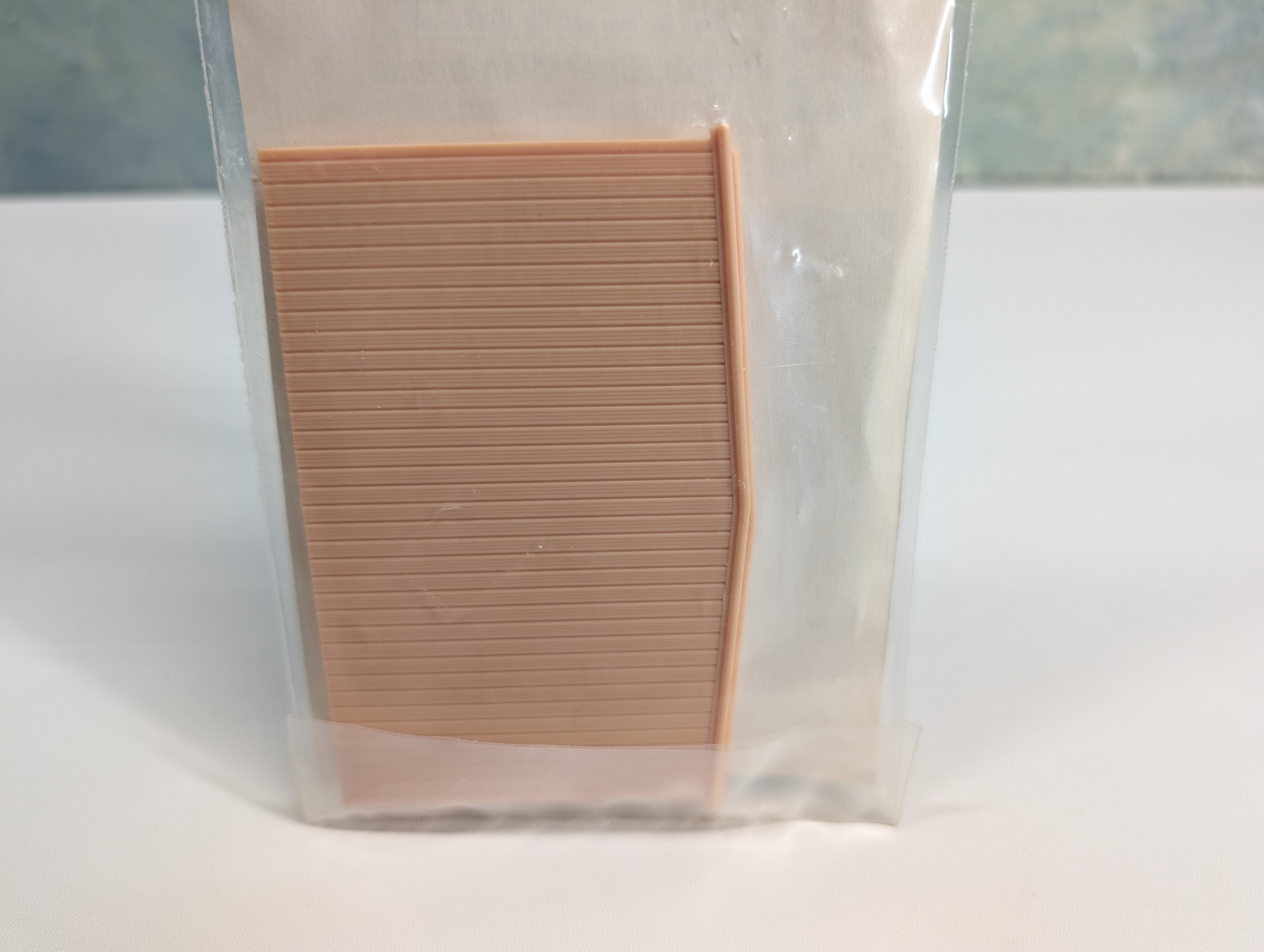 Rix 541-1012 HO Scale Pikestuff Prefab Steel Warehouse End Panels, Peaked (Sealed)