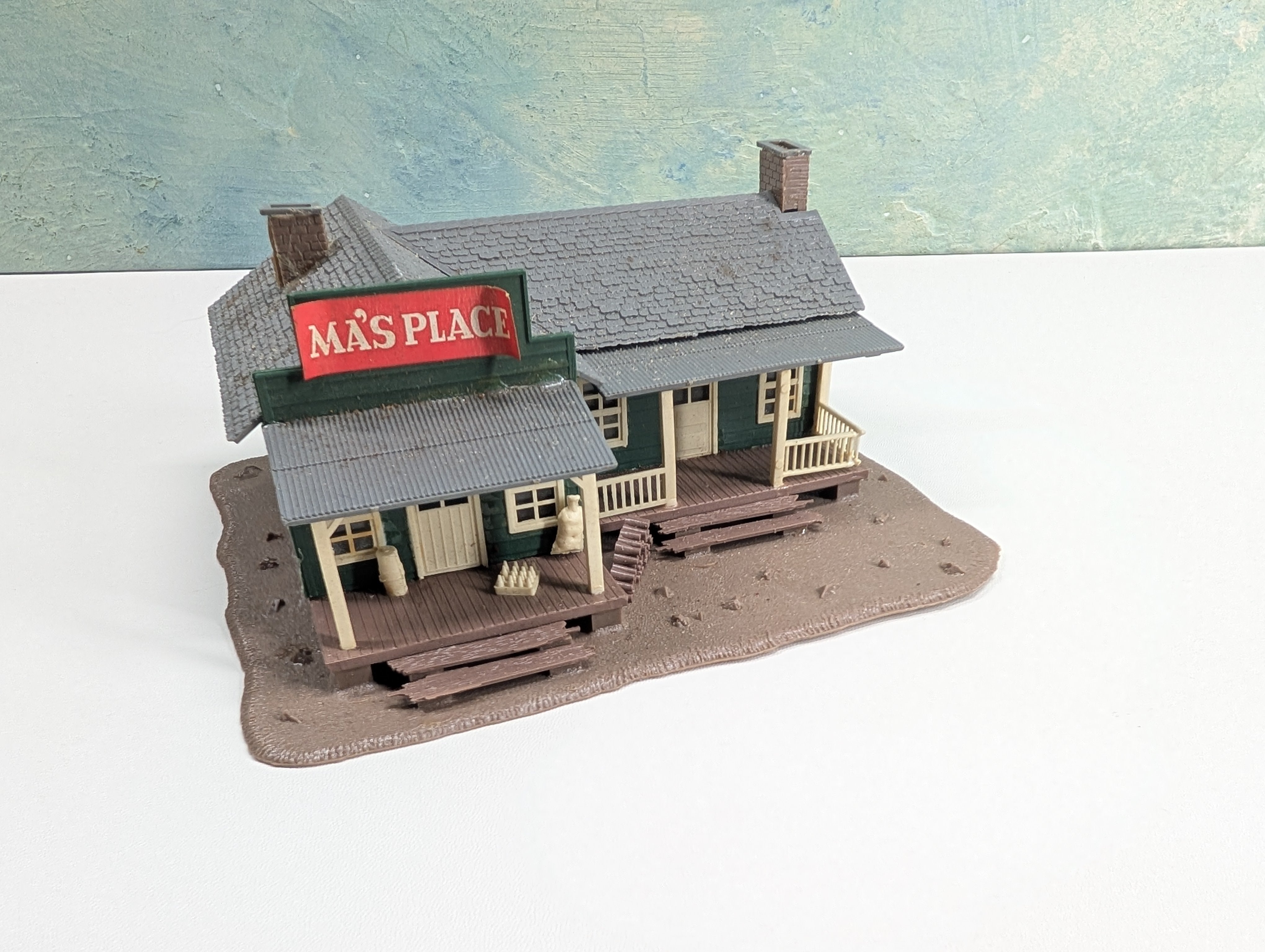 USED HO Scale Ma's Place, Restaurant
