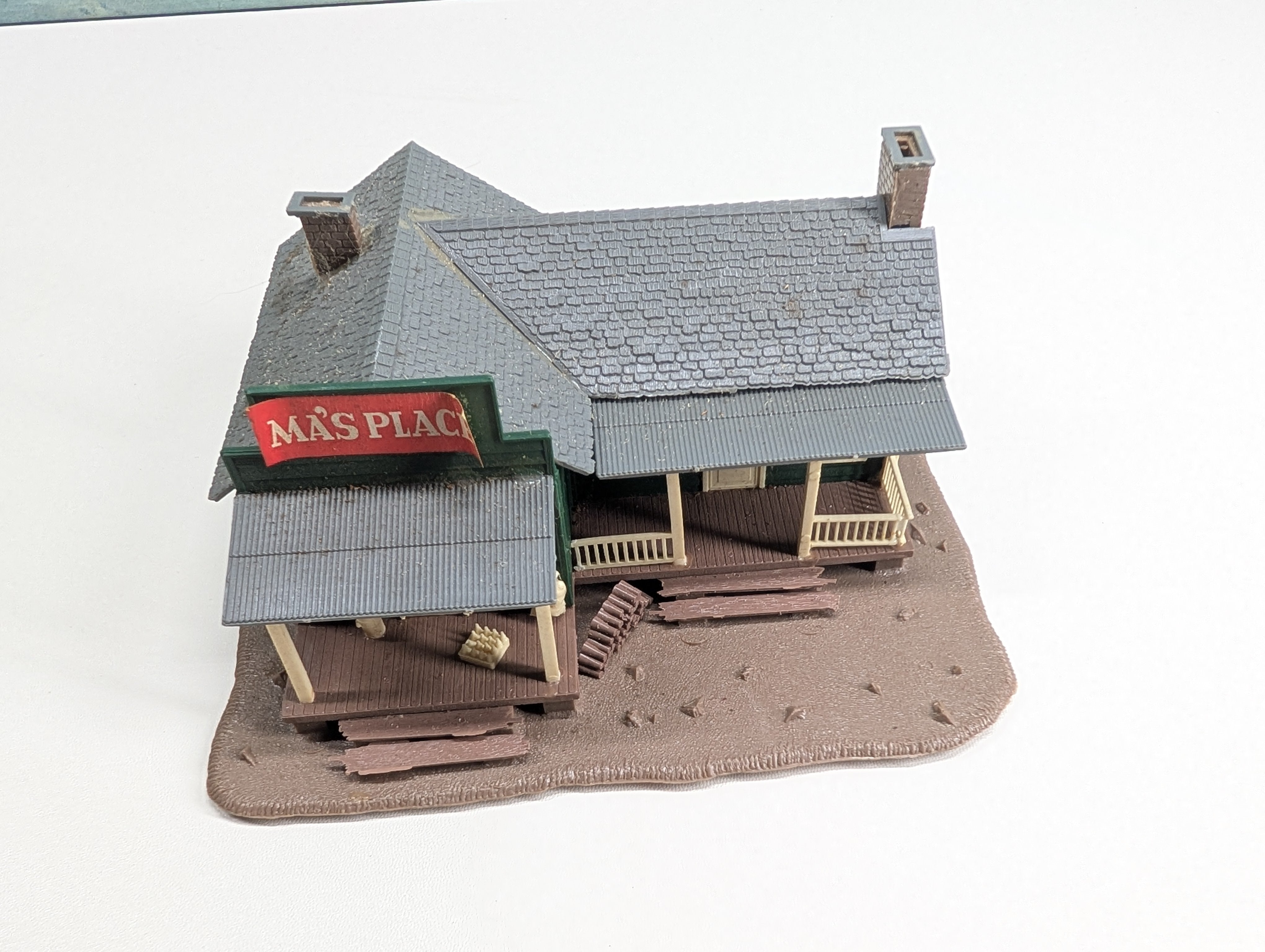 USED HO Scale Ma's Place, Restaurant