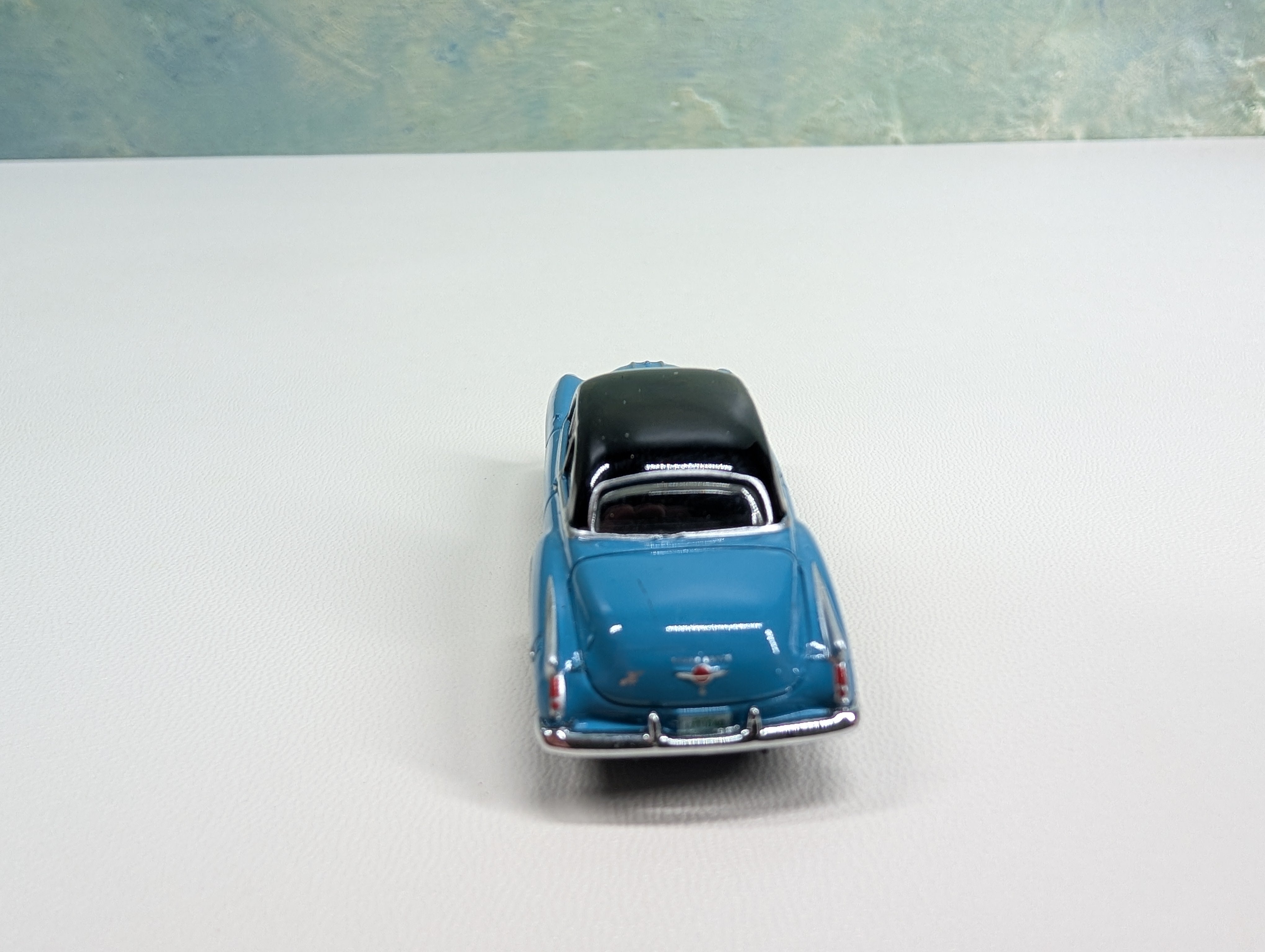 USED Oxford Diecast HO Scale 1950s GM Oldsmobile Rocket, Blue
