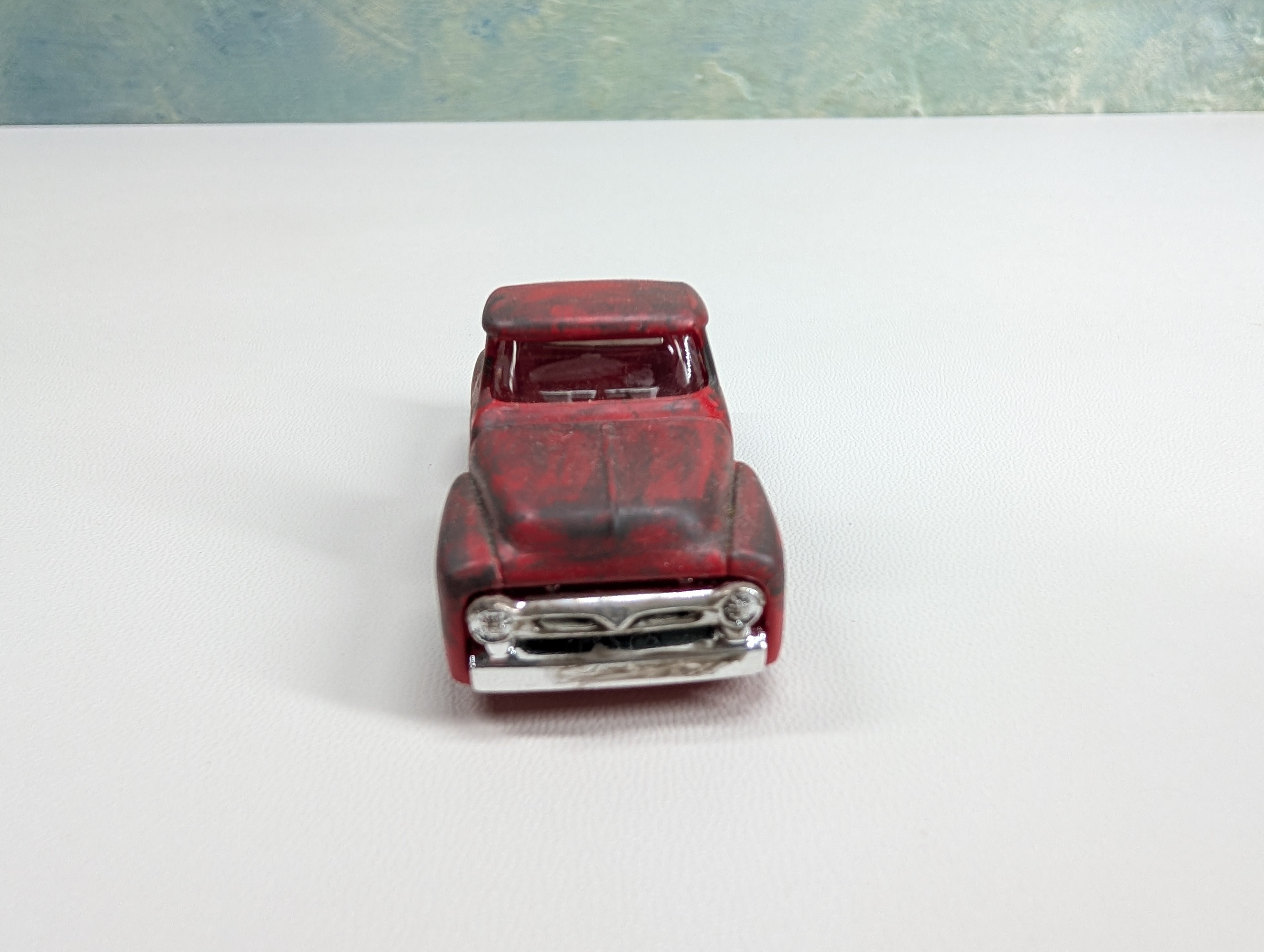 USED HO Scale Red Pick-Up Truck