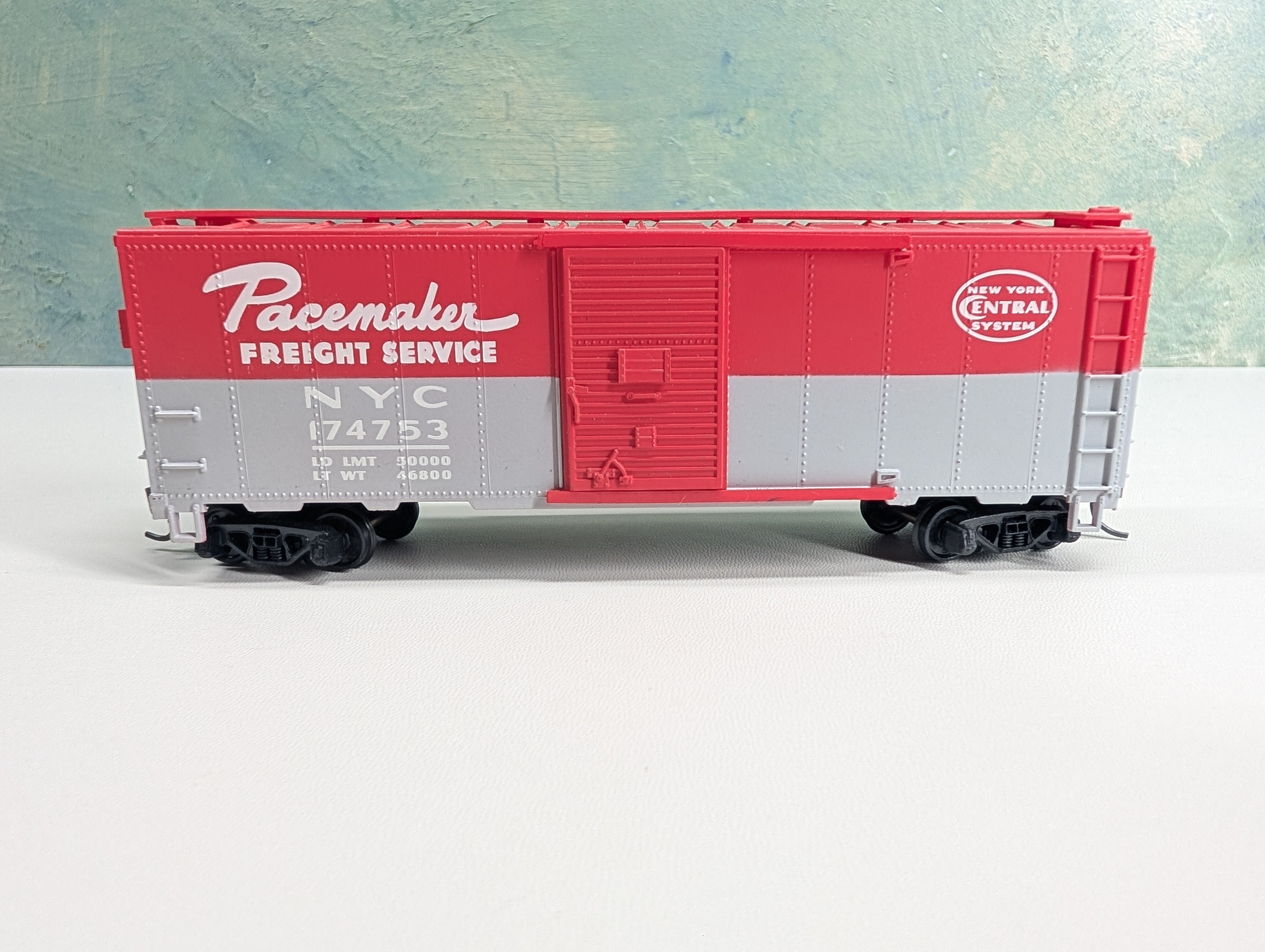 USED Mantua HO Scale Heavyweight 40' Box Car New York Central NYC #174753 Pacemaker